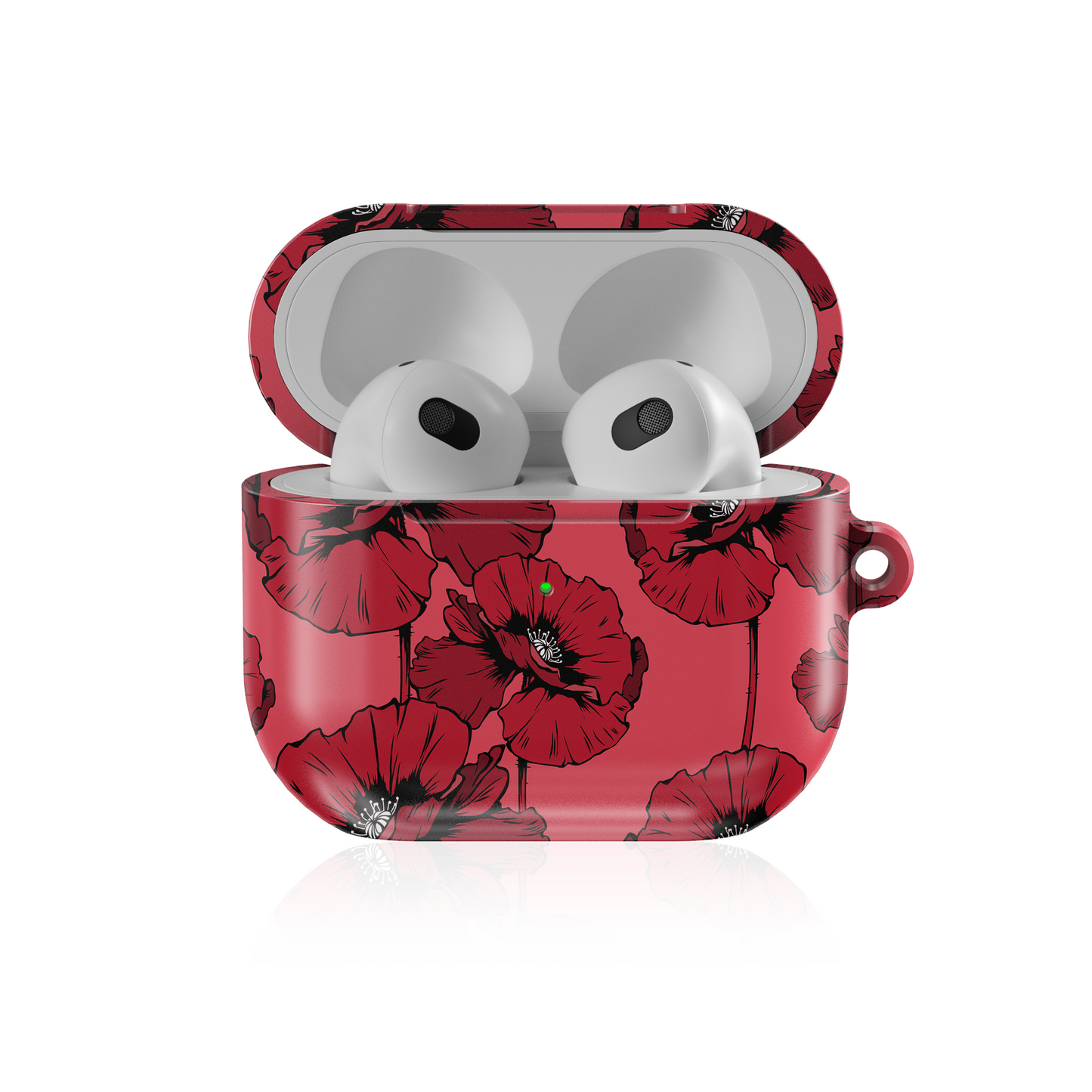 Scarlet Sketch Shockproof & Scratch-Resistant AirPods Case – Wireless Charging Compatible