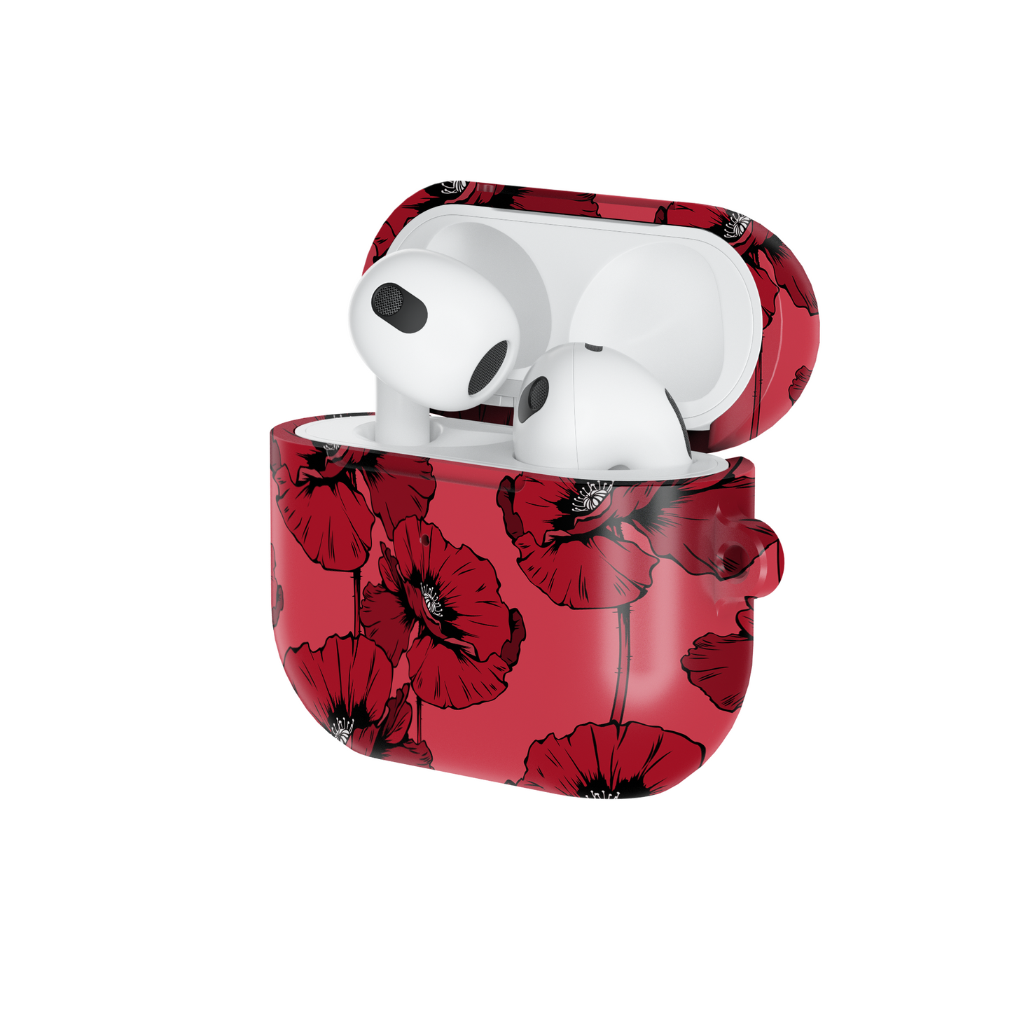 Scarlet Sketch Shockproof & Scratch-Resistant AirPods Case – Wireless Charging Compatible