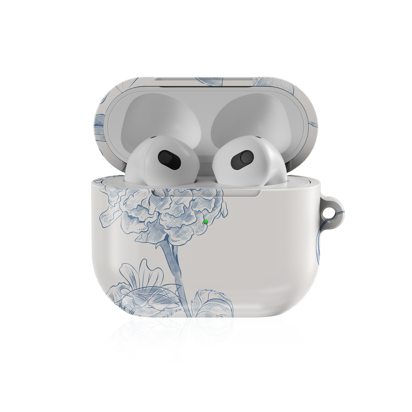 Jasmine Sketch Shockproof & Scratch-Resistant AirPods Case – Wireless Charging Compatible