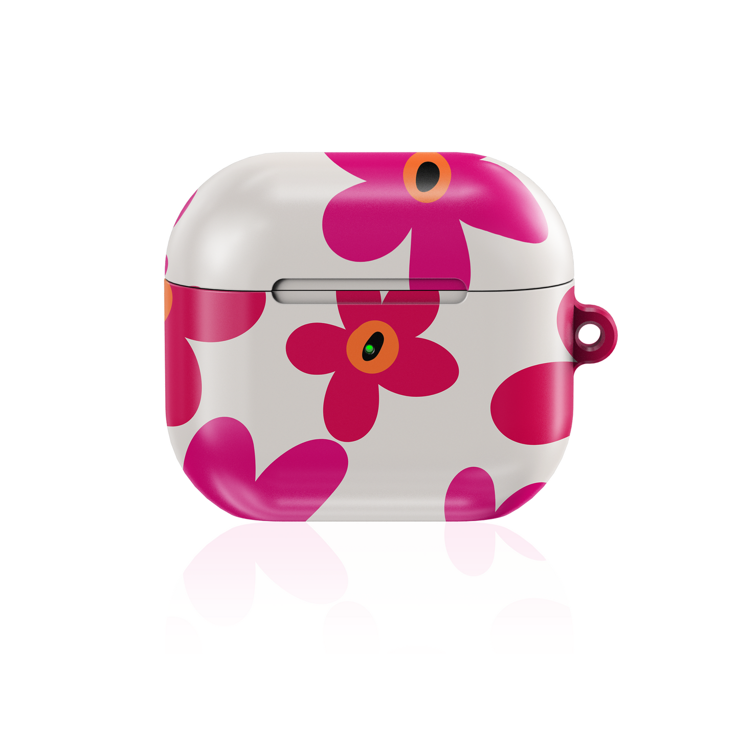 Abstract Florals Shockproof & Scratch-Resistant AirPods Case – Wireless Charging Compatible