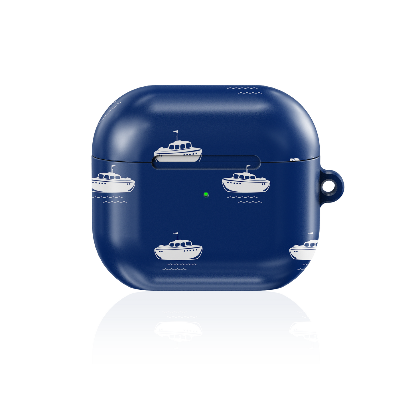 Blue Boat Shockproof & Scratch-Resistant AirPods Case – Wireless Charging Compatible