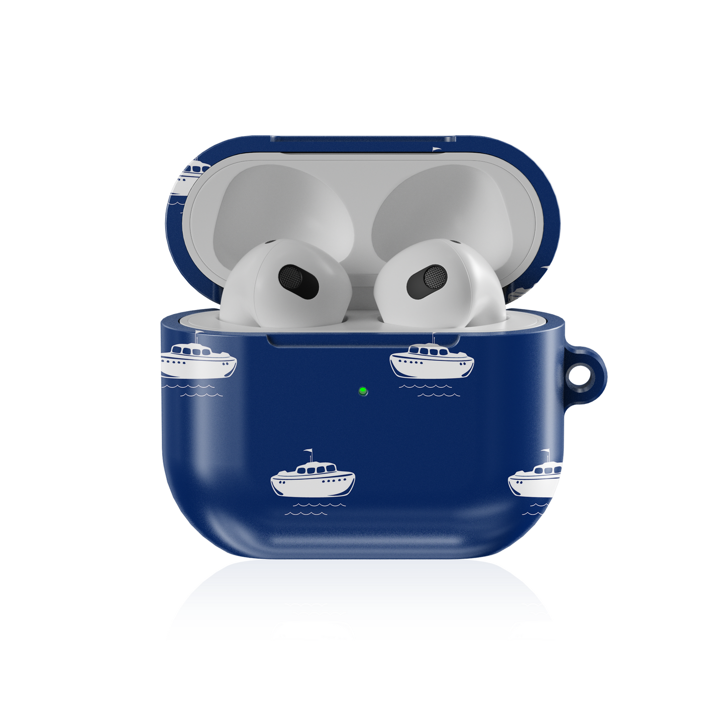Blue Boat Shockproof & Scratch-Resistant AirPods Case – Wireless Charging Compatible