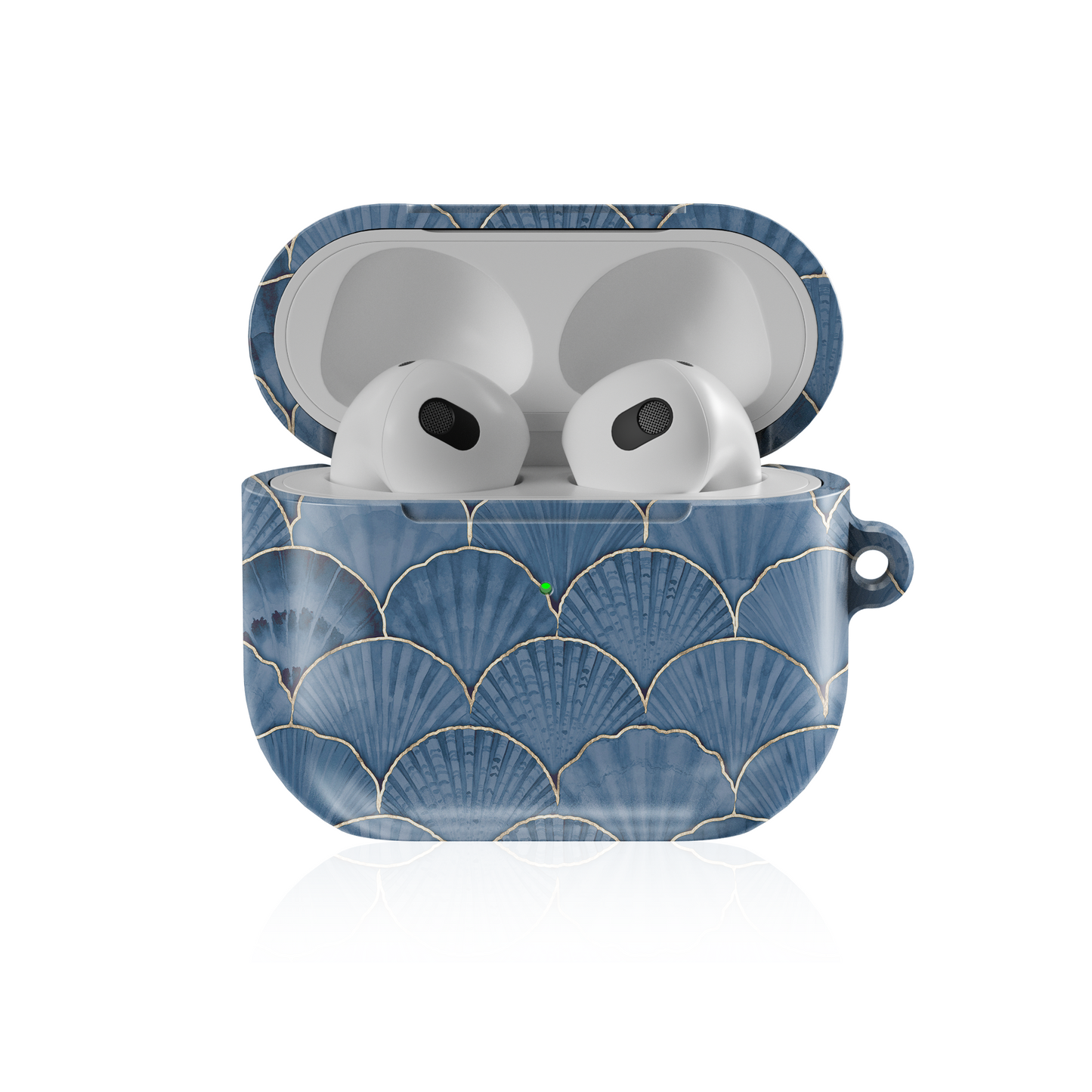 Abstract Shell Shockproof & Scratch-Resistant AirPods Case – Wireless Charging Compatible