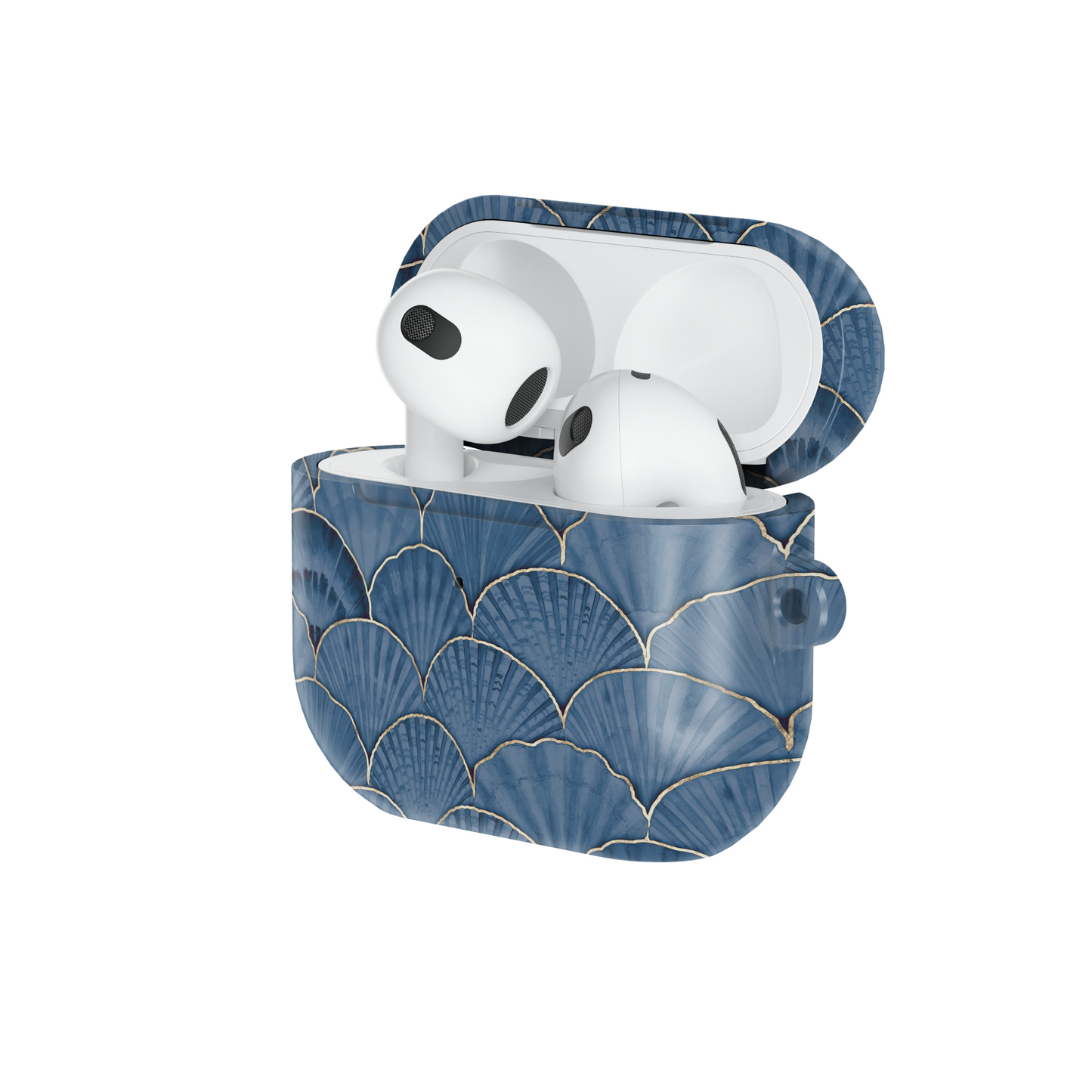Abstract Shell Shockproof & Scratch-Resistant AirPods Case – Wireless Charging Compatible