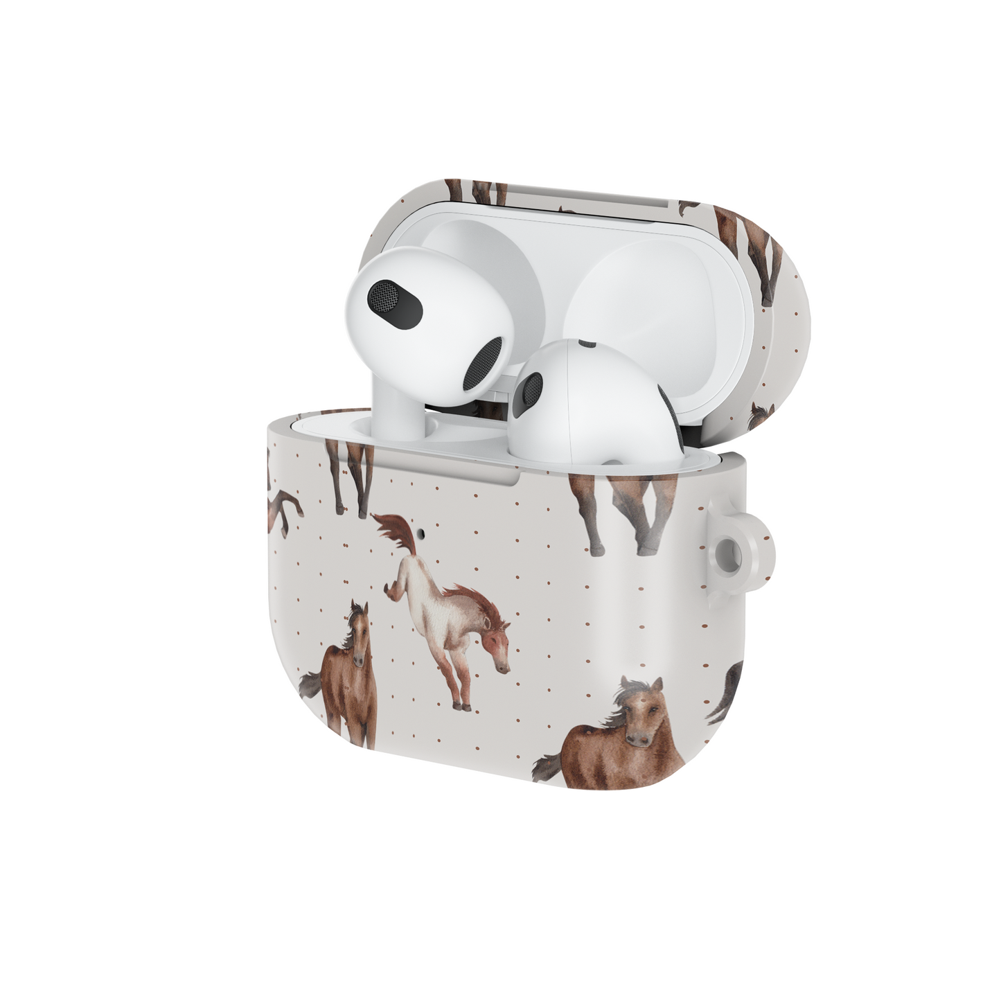 Wild Mustang Shockproof & Scratch-Resistant AirPods Case – Wireless Charging Compatible