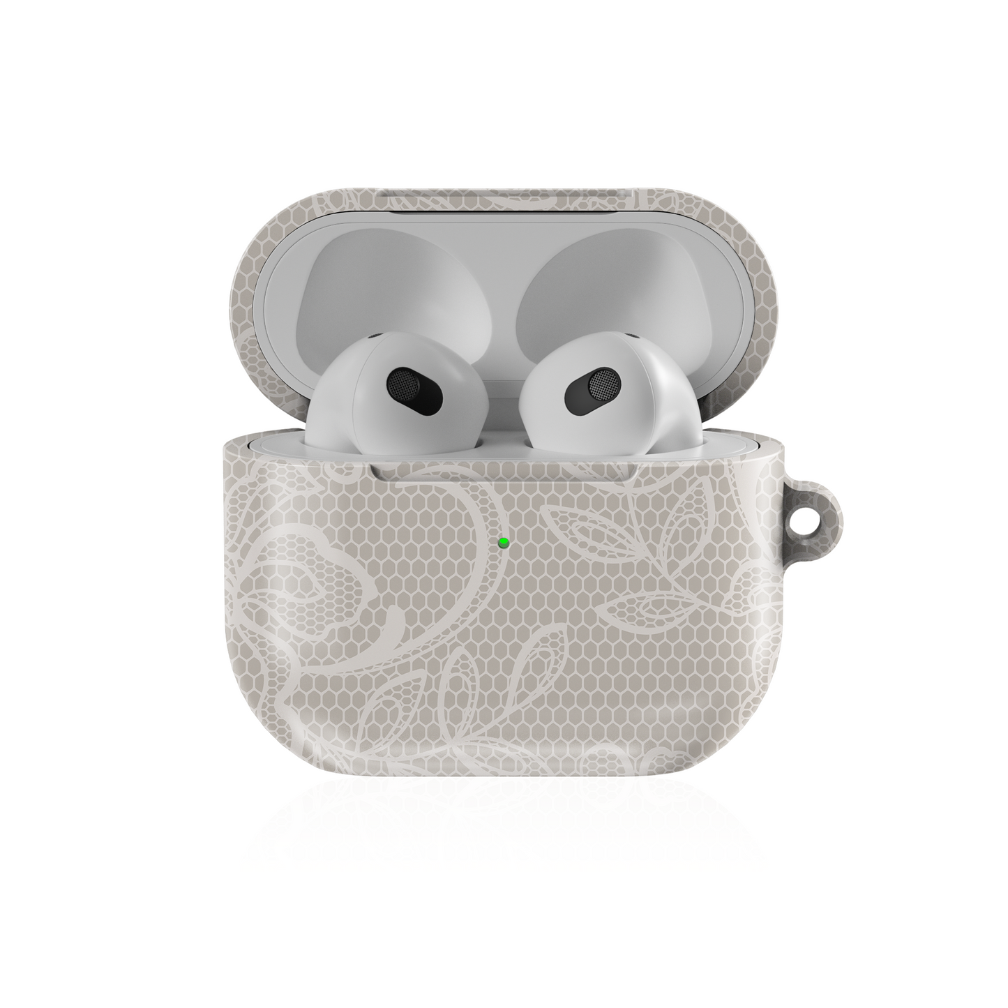 Vintage Floral Lace Shockproof & Scratch-Resistant AirPods Case – Wireless Charging Compatible