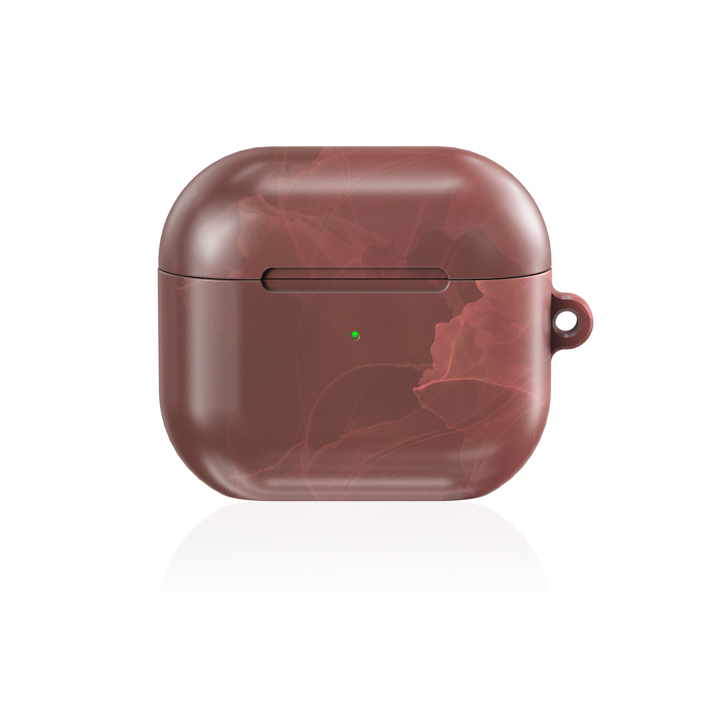 Blush Ink Splash Shockproof & Scratch-Resistant AirPods Case – Wireless Charging Compatible