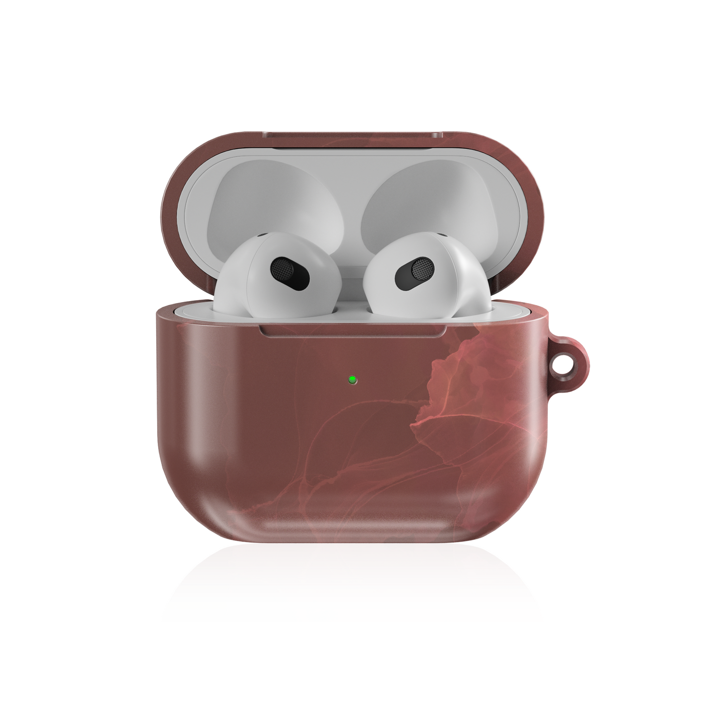 Blush Ink Splash Shockproof & Scratch-Resistant AirPods Case – Wireless Charging Compatible