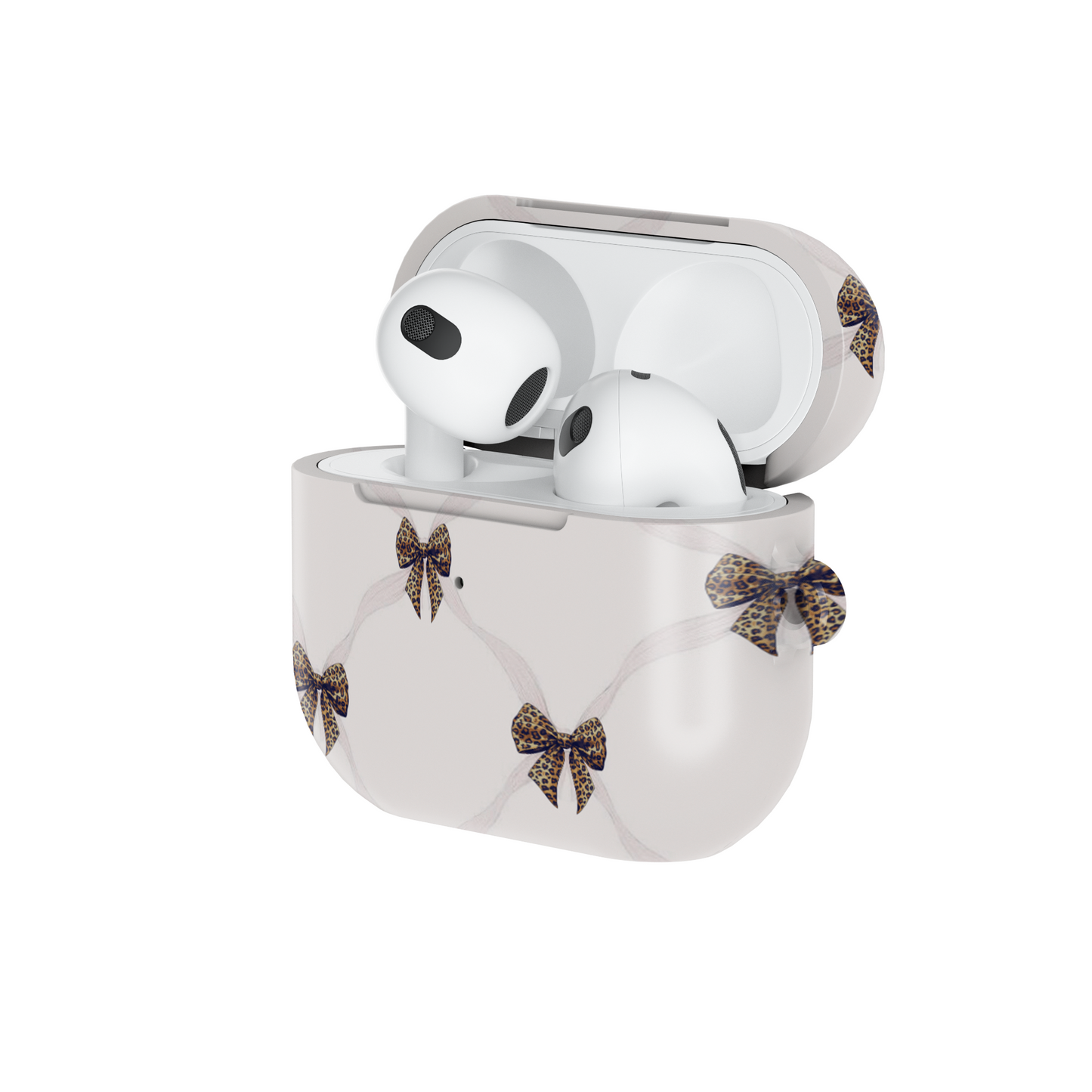 Chic Bow Shockproof & Scratch-Resistant AirPods Case – Wireless Charging Compatible
