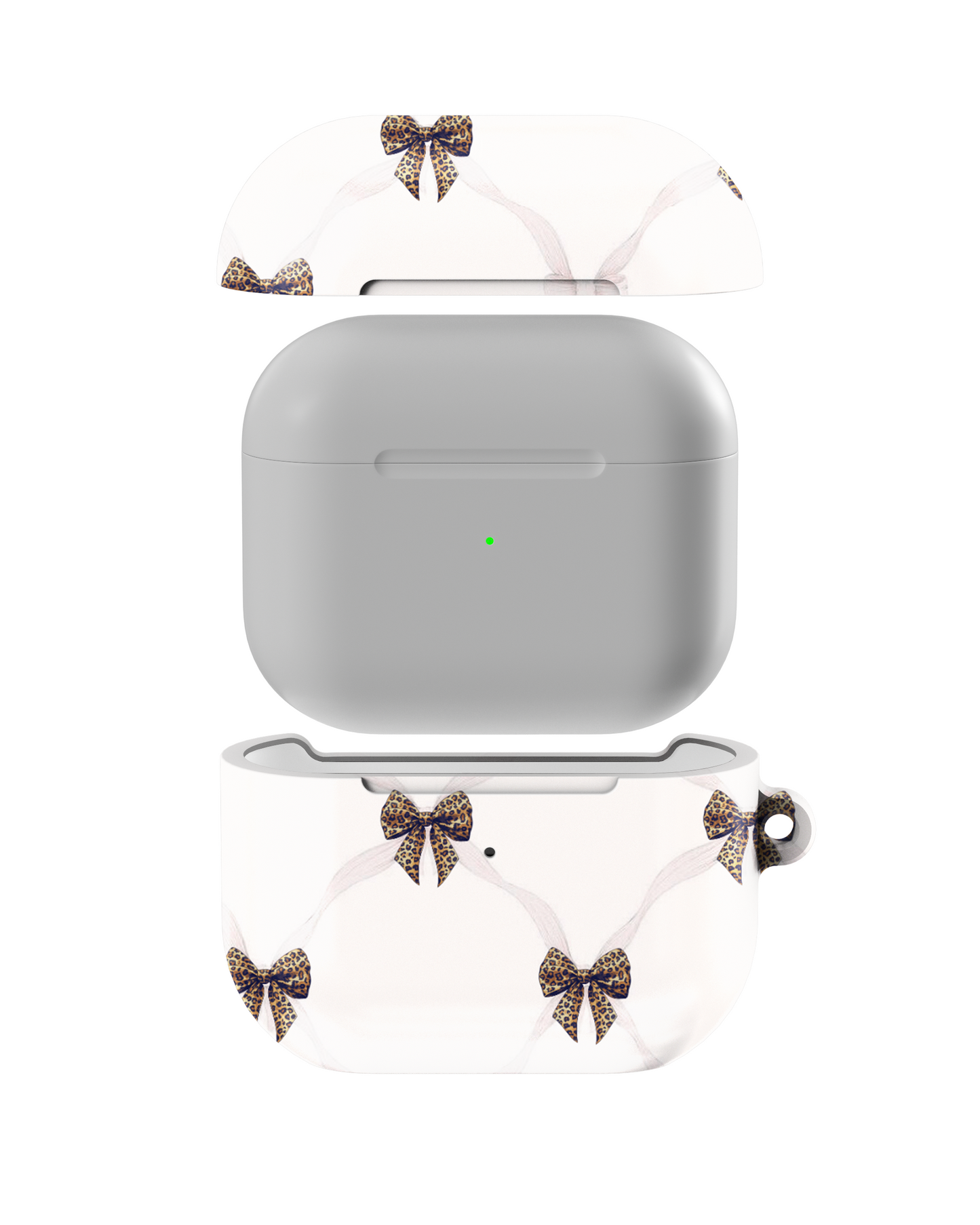 Chic Bow Shockproof & Scratch-Resistant AirPods Case – Wireless Charging Compatible