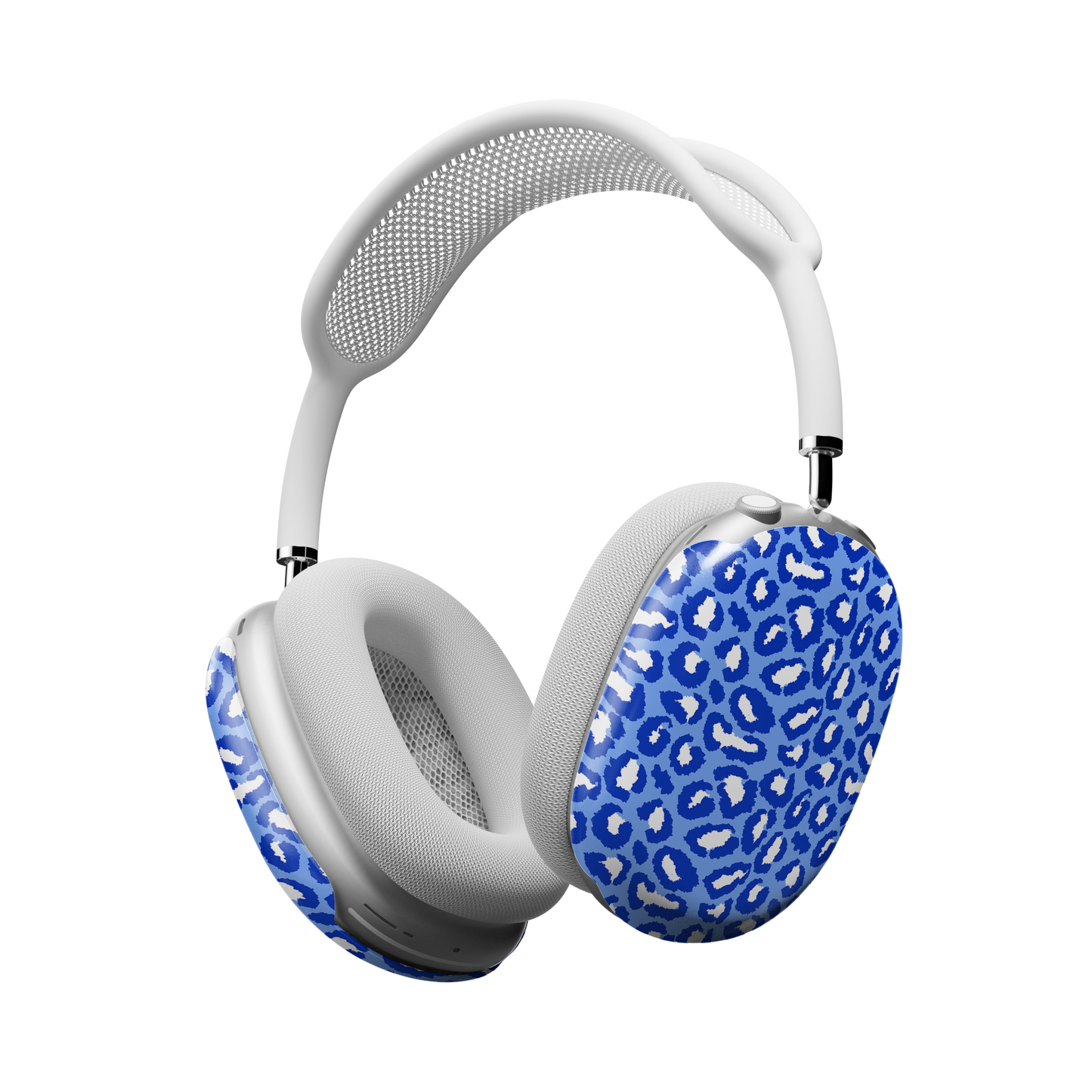 Leopard Vibes - Blue Edition AirPods Max Case | Stylish Protective Cover for Apple Headphones