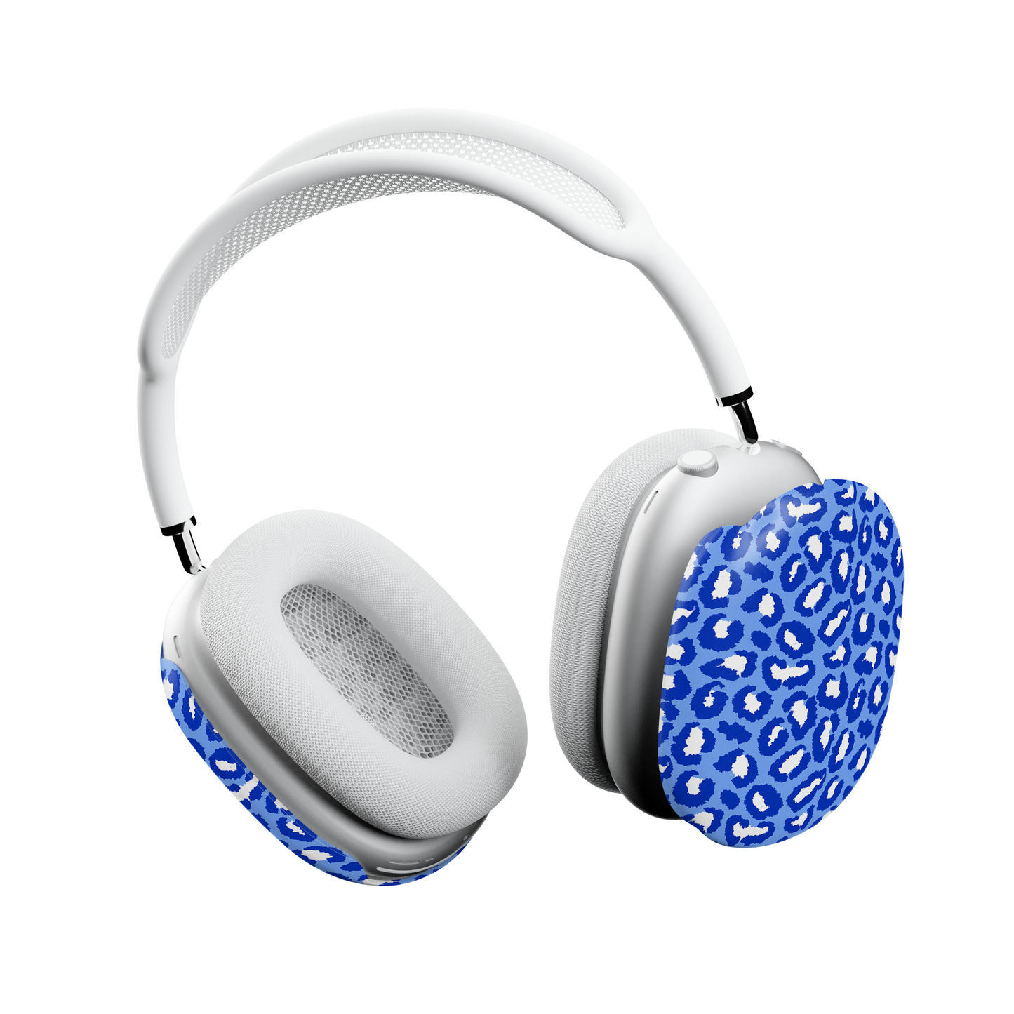 Leopard Vibes - Blue Edition AirPods Max Case | Stylish Protective Cover for Apple Headphones