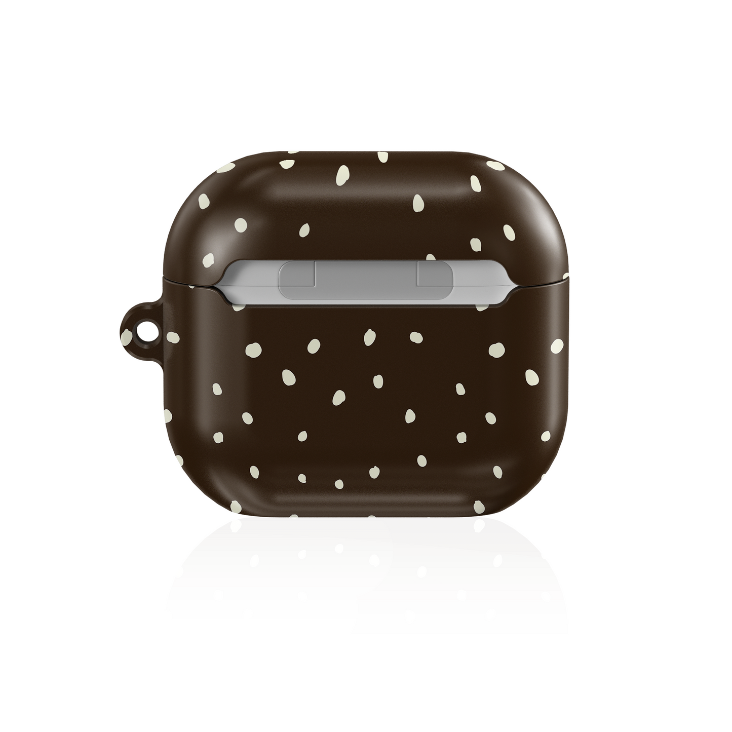 Velvet Mocha Shockproof & Scratch-Resistant AirPods Case – Wireless Charging Compatible
