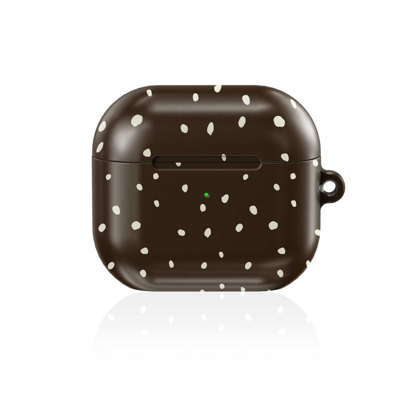 Velvet Mocha Shockproof & Scratch-Resistant AirPods Case – Wireless Charging Compatible