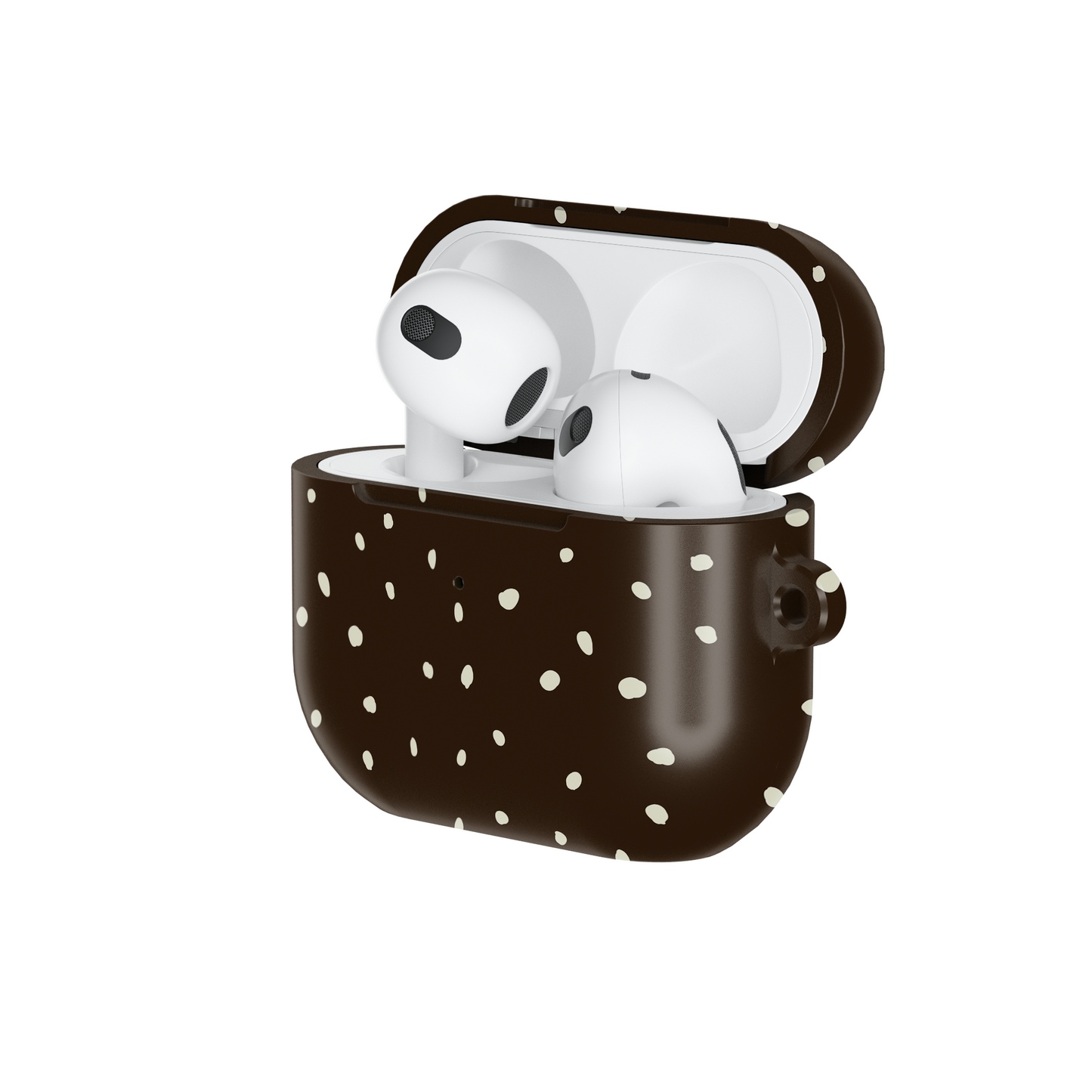 Velvet Mocha Shockproof & Scratch-Resistant AirPods Case – Wireless Charging Compatible