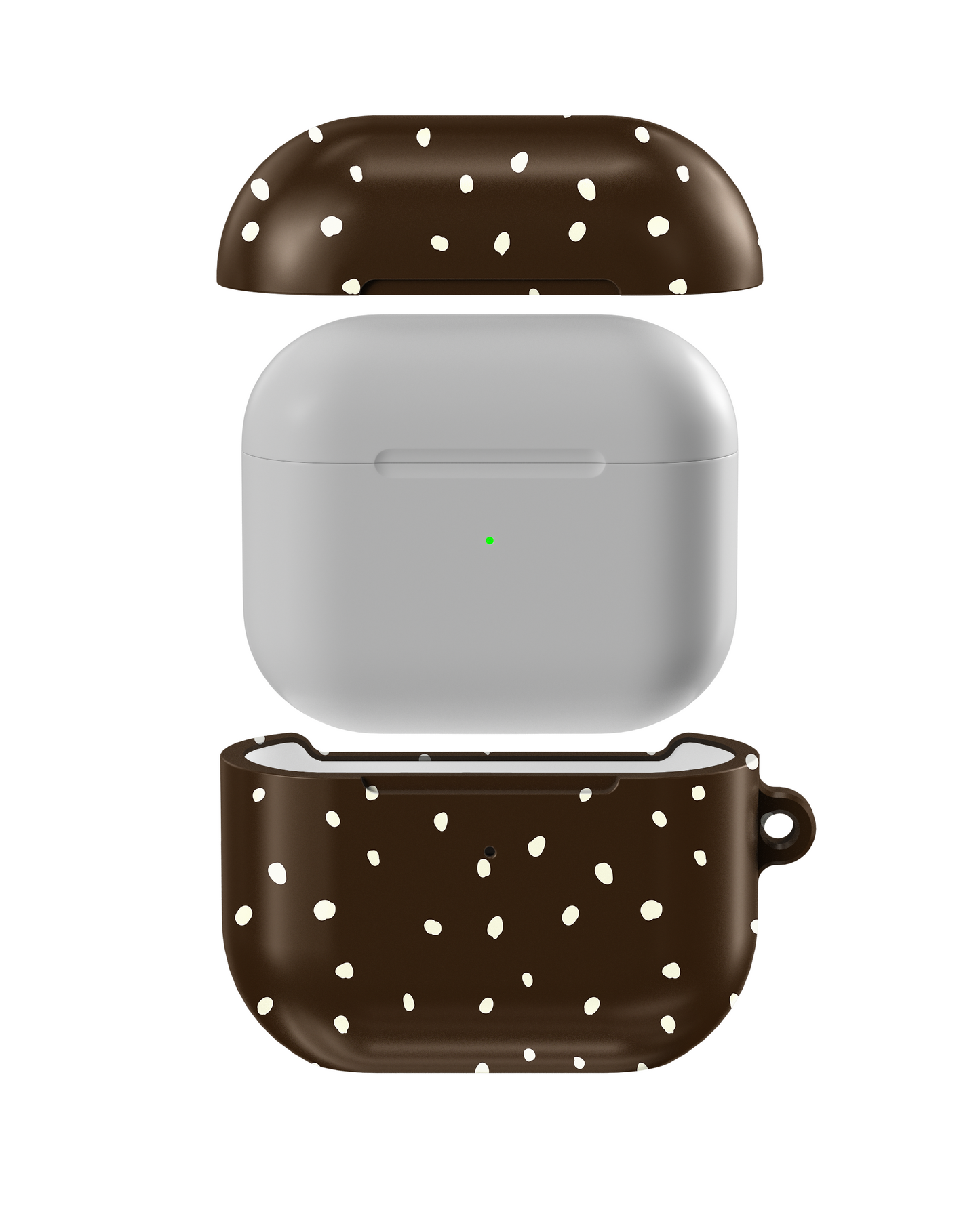 Velvet Mocha Shockproof & Scratch-Resistant AirPods Case – Wireless Charging Compatible