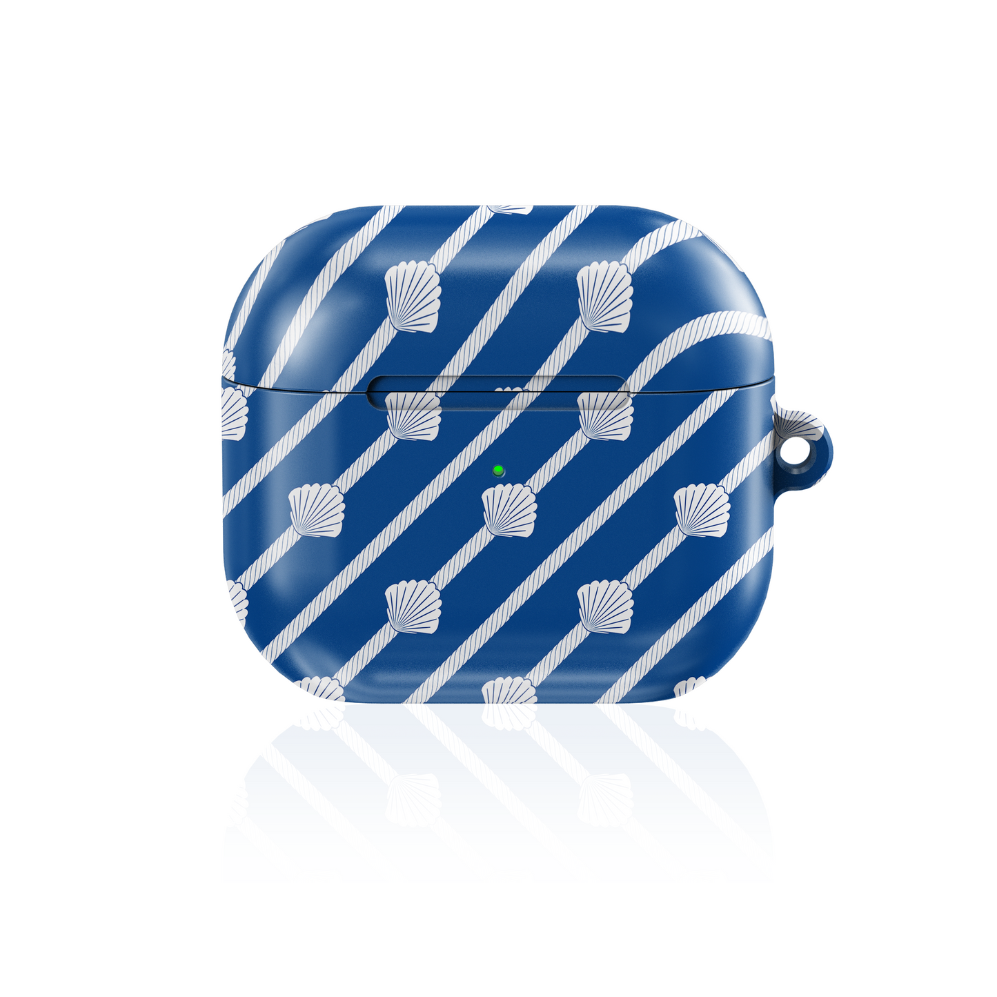 Mermaid Mosaic Shell AirPods Case – Durable, Shockproof & Wireless Charging Compatible