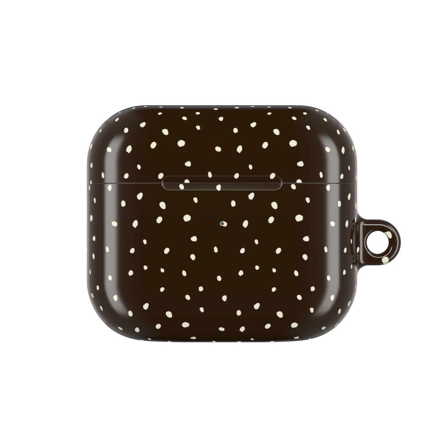 Velvet Mocha Shockproof & Scratch-Resistant AirPods Case – Wireless Charging Compatible