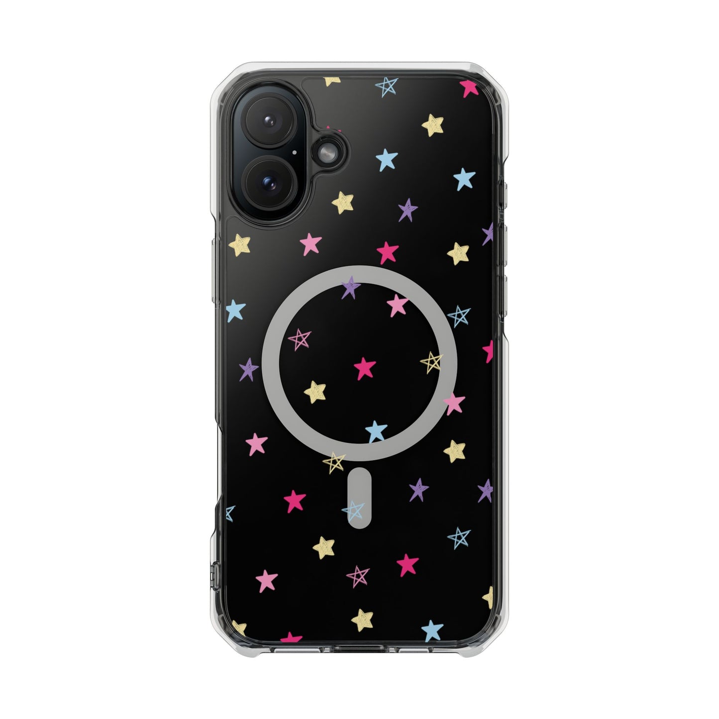 Space Magic Clear Phone Case – Slim & Durable Protection with a Stylish Design