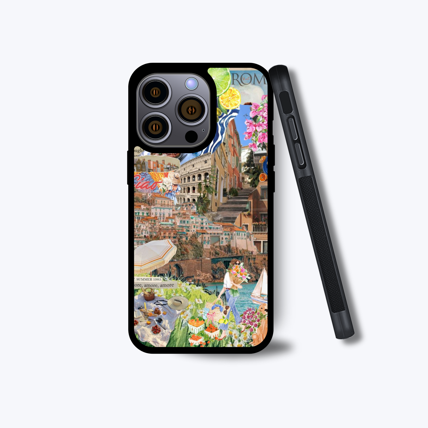 Rome Collage Phone Case – Stylish iPhone Protection with Iconic Italian Flair