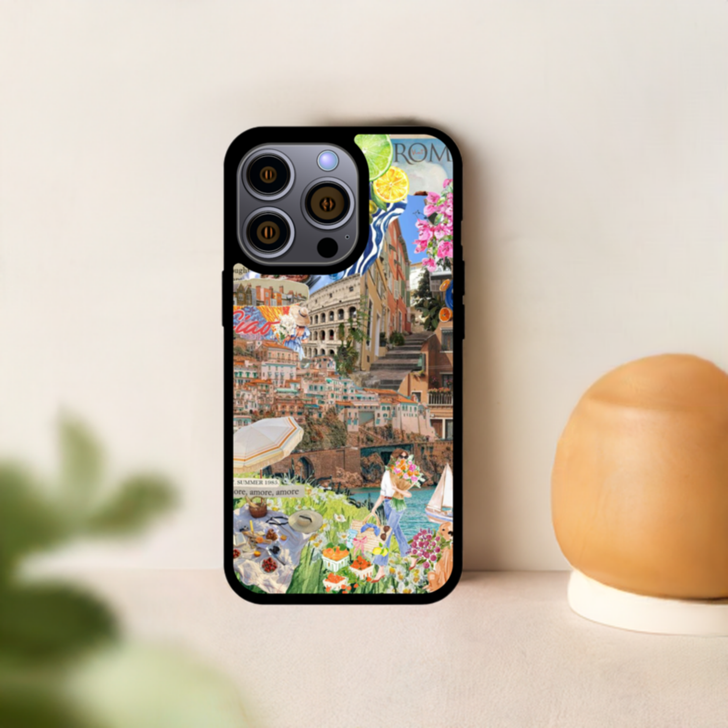 Rome Collage Phone Case – Stylish iPhone Protection with Iconic Italian Flair