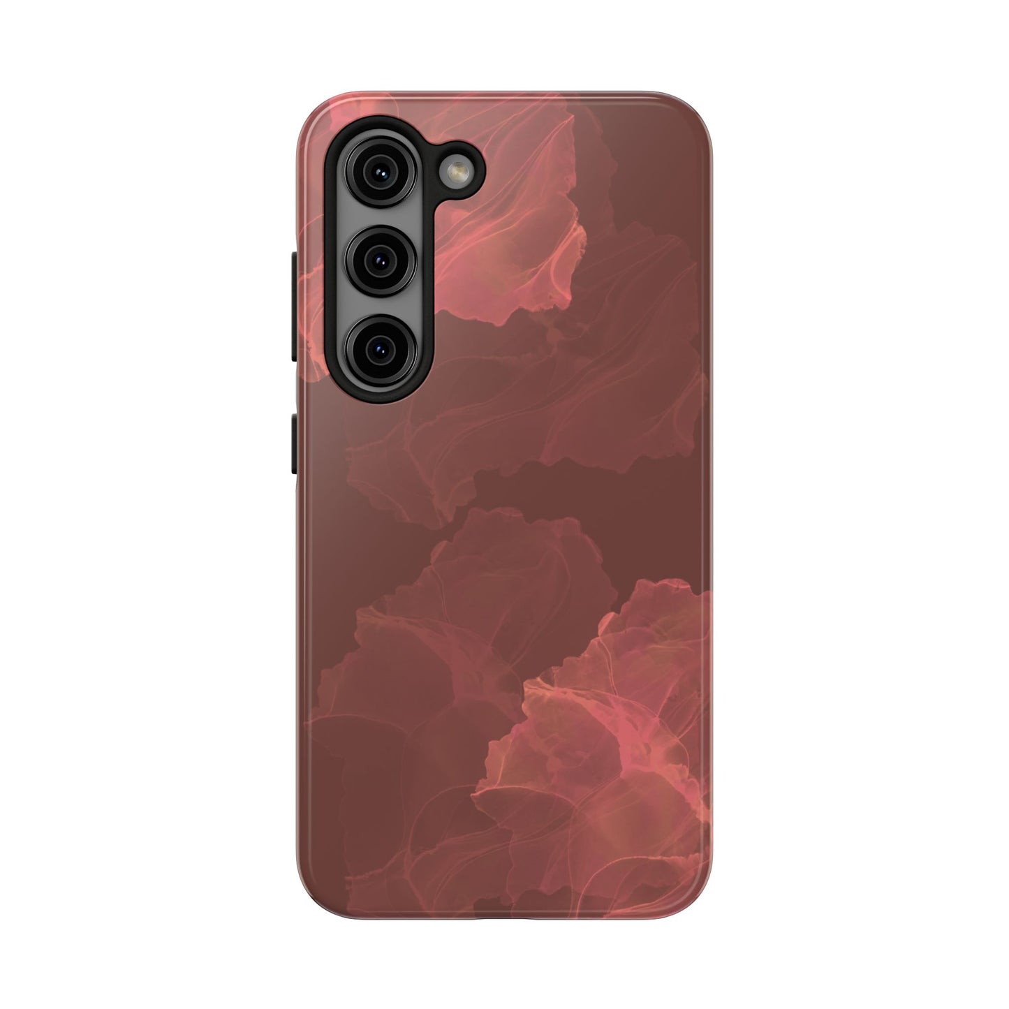 Blush Ink Splash iPhone Case – Dual-Layer, Shockproof Protection