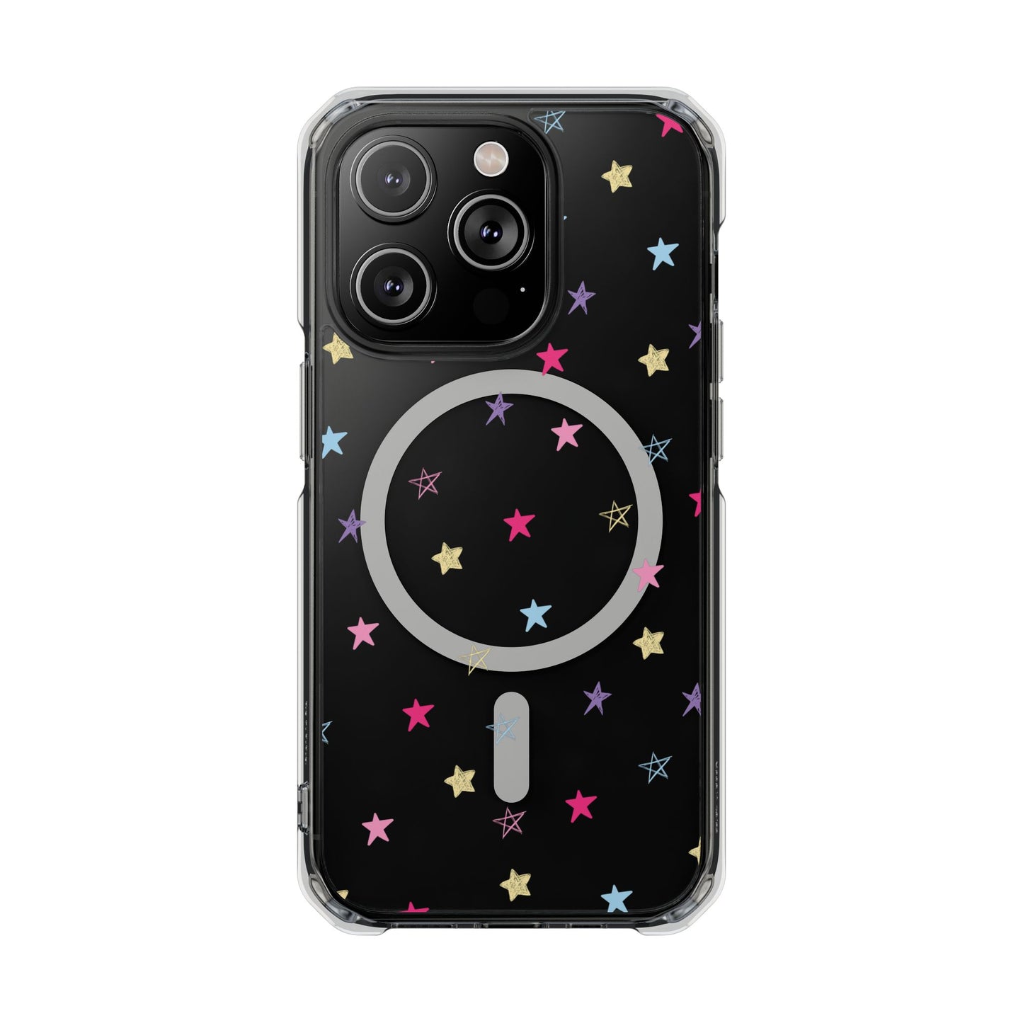 Space Magic Clear Phone Case – Slim & Durable Protection with a Stylish Design