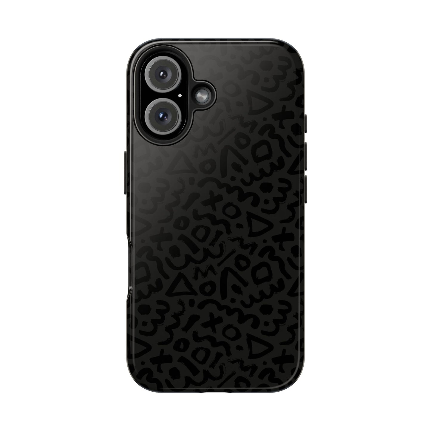 Retro Geometric Vibes Phone Case – 80s 90s Vintage Abstract Pattern for iPhone & Samsung