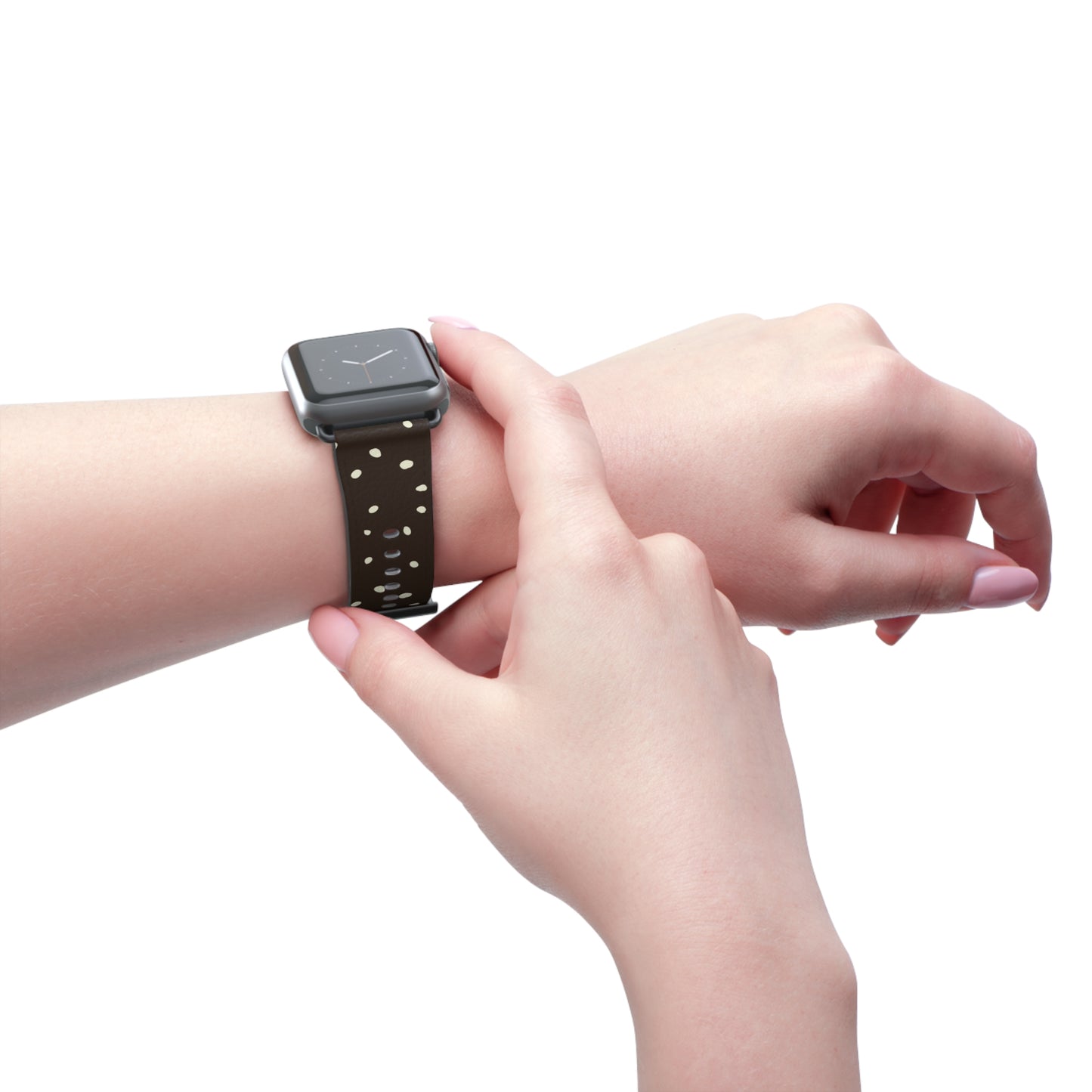 Velvet Mocha Apple Watch Band: Stylish & Eco-Friendly Vegan Leather Strap