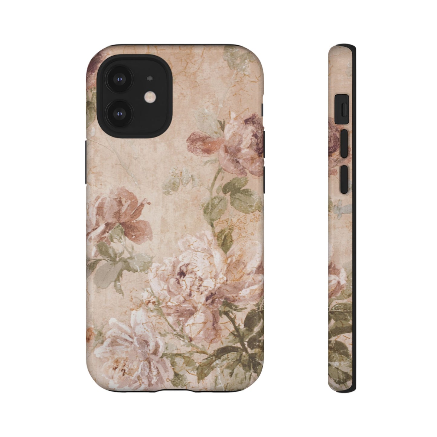 Victorian Floral Phone Case – Vintage Flower Design for iPhone & Samsung
