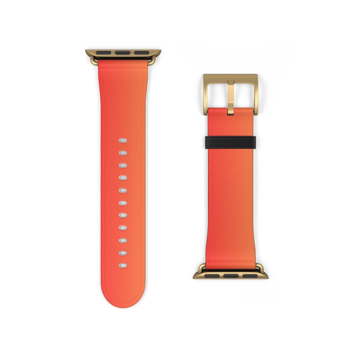 Vibrant Red Orange Apple Watch Band - JGUS