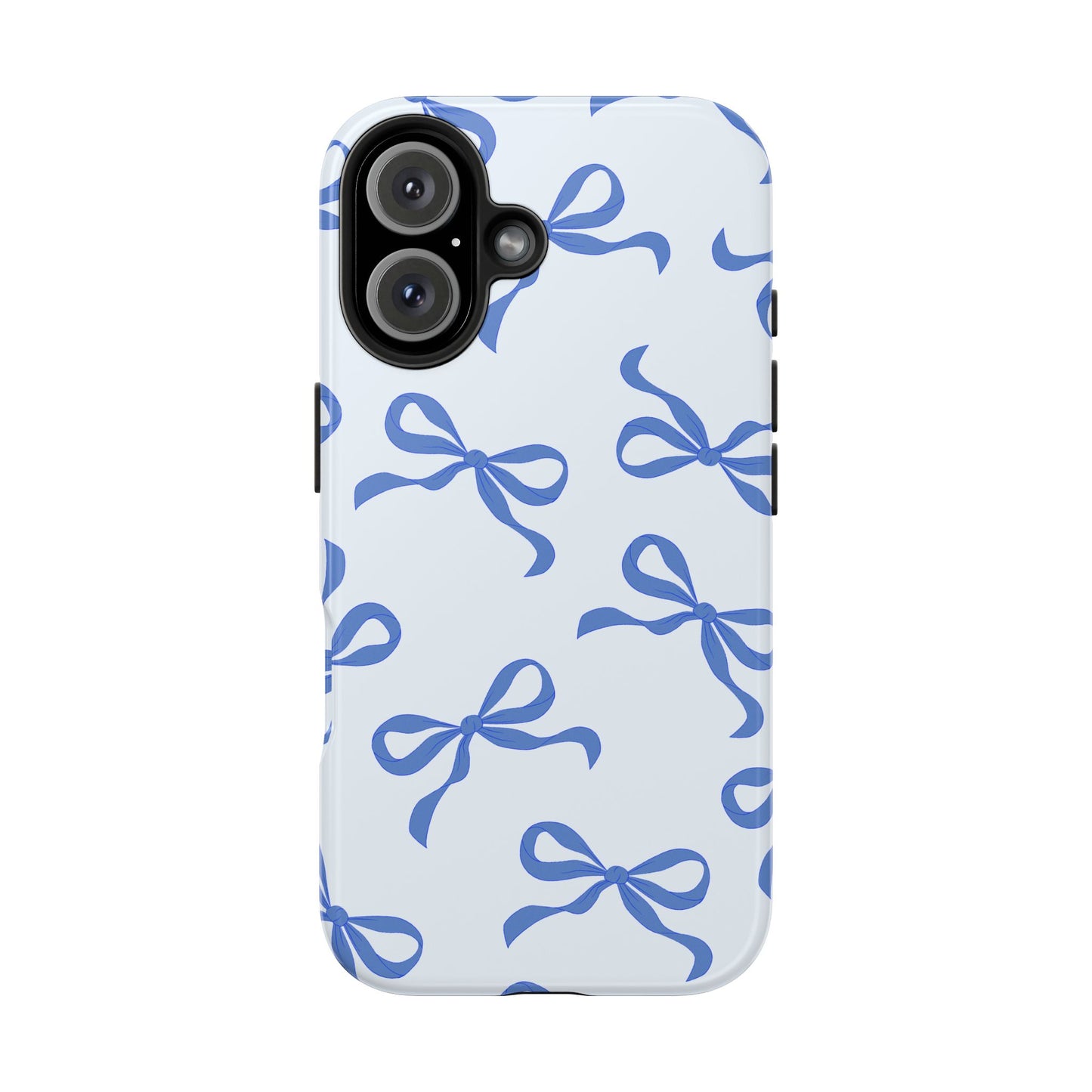 Vintage Blue Bow Phone Case – Playful, Protective, and Eco-Friendly