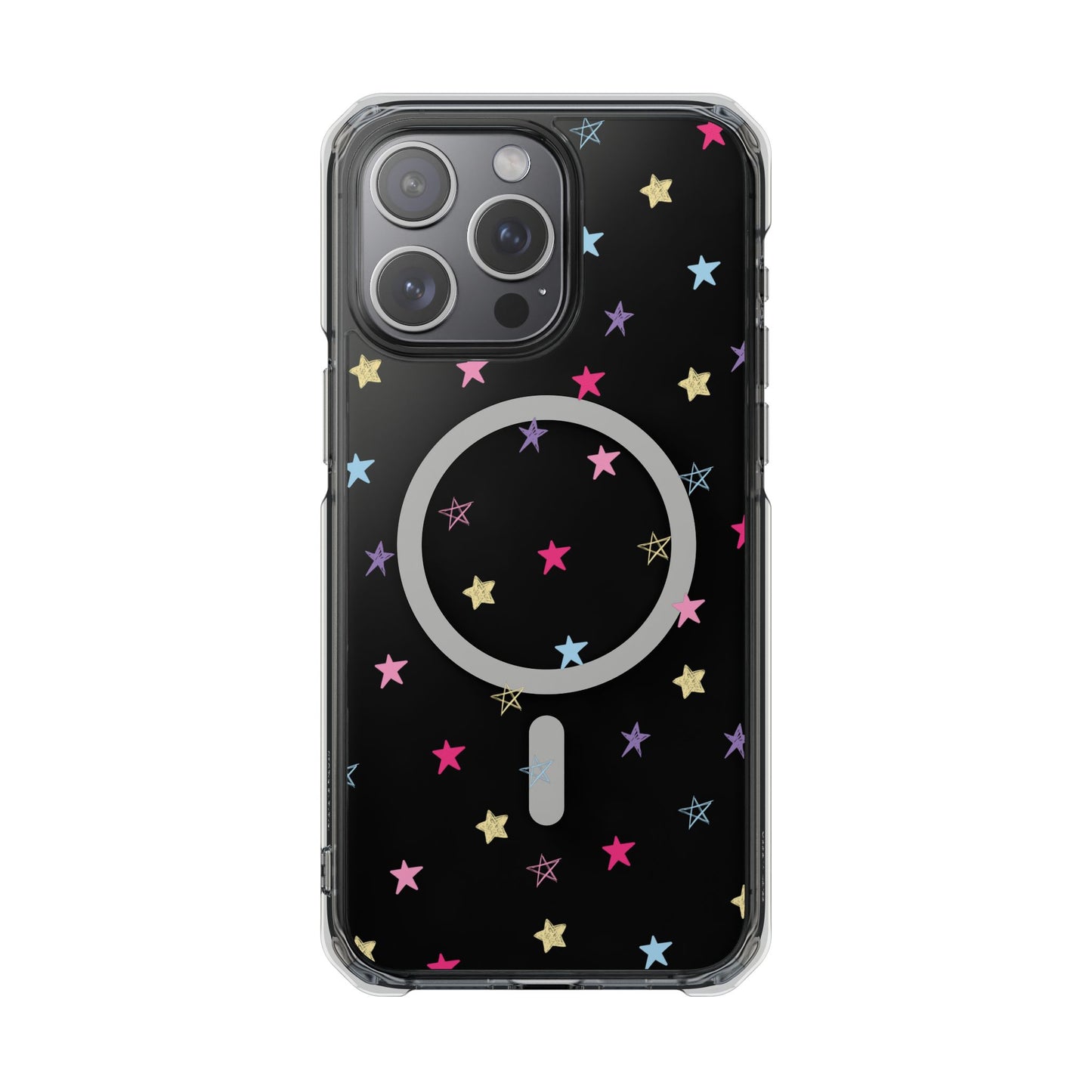 Space Magic Clear Phone Case – Slim & Durable Protection with a Stylish Design