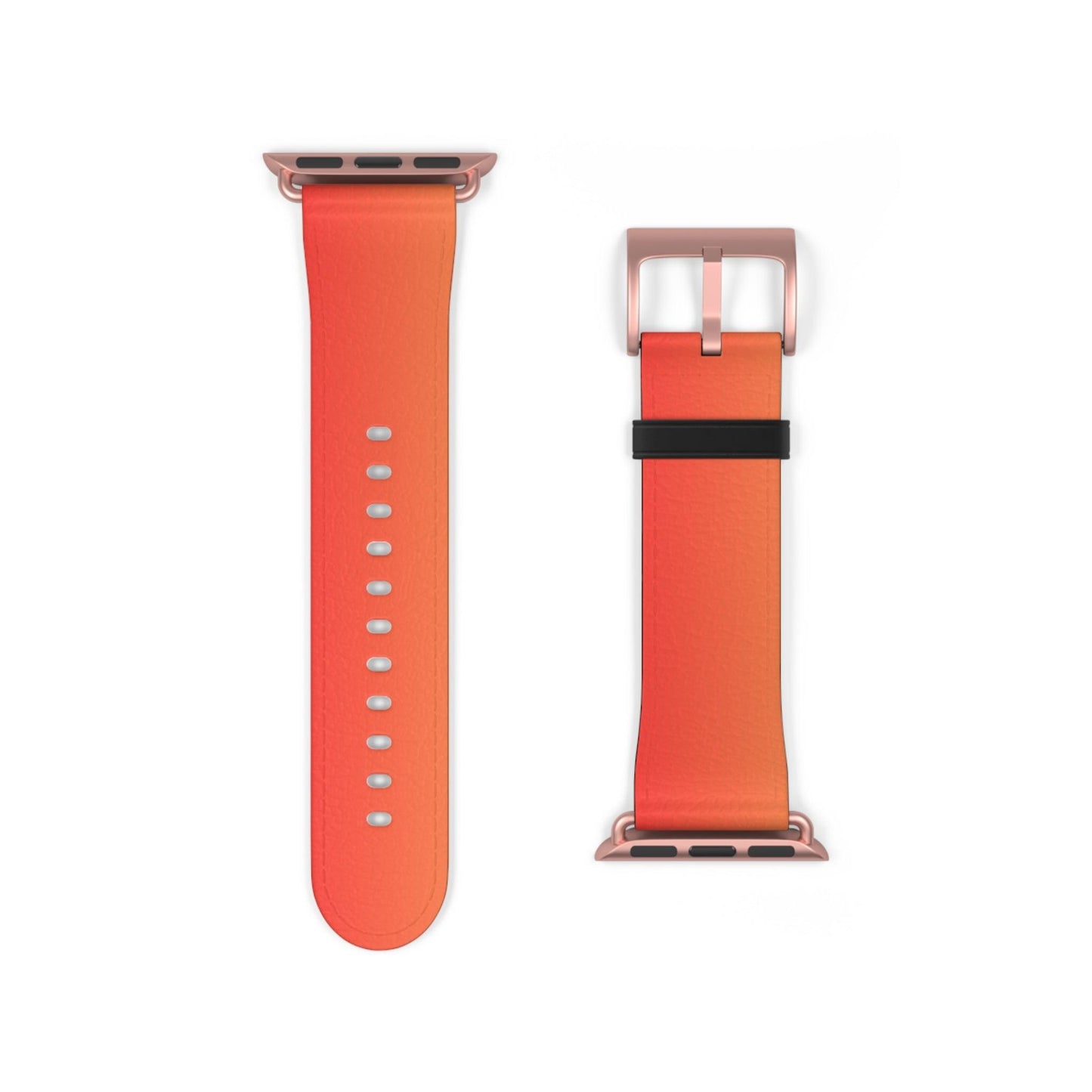 Vibrant Red Orange Apple Watch Band - JGUS