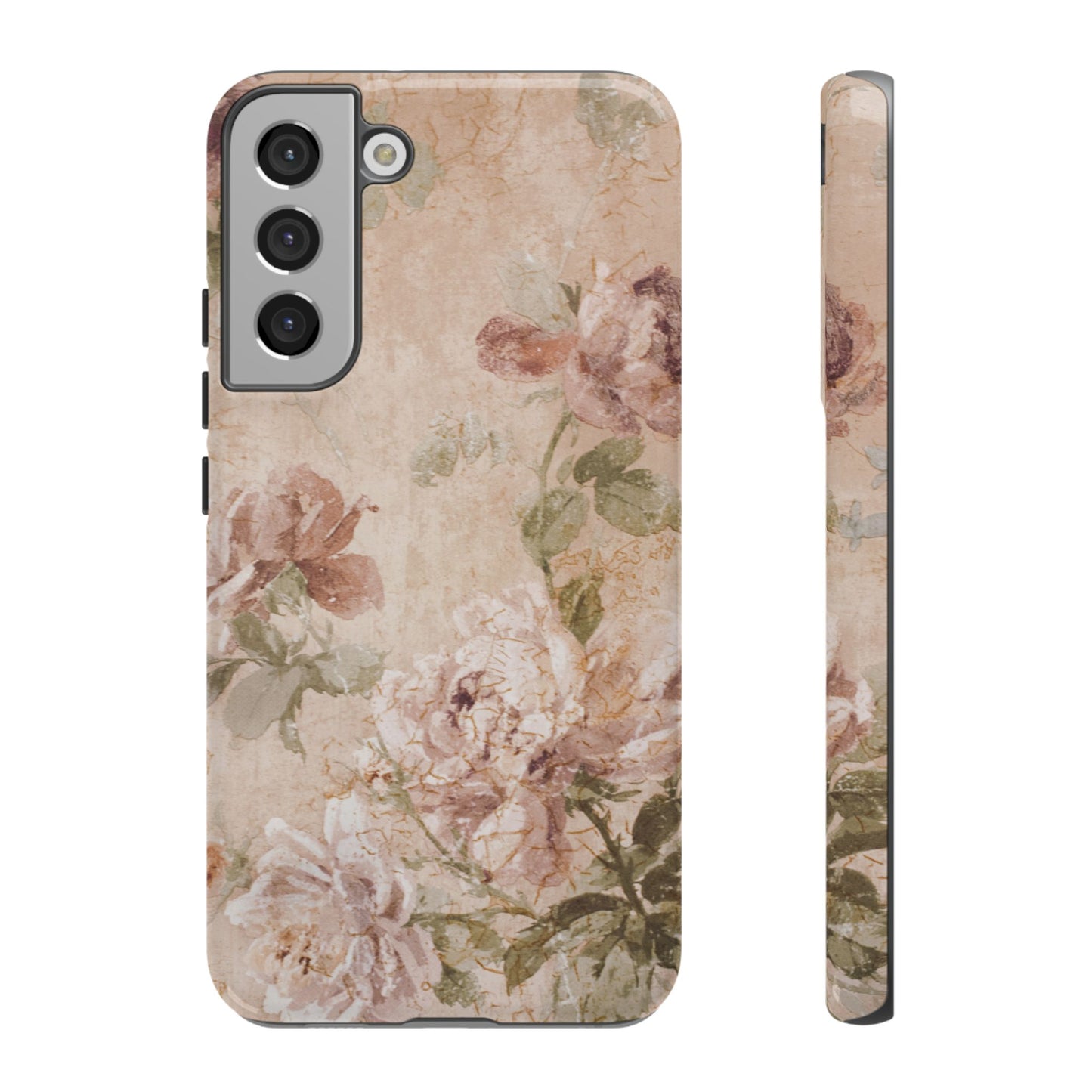 Victorian Floral Phone Case – Vintage Flower Design for iPhone & Samsung