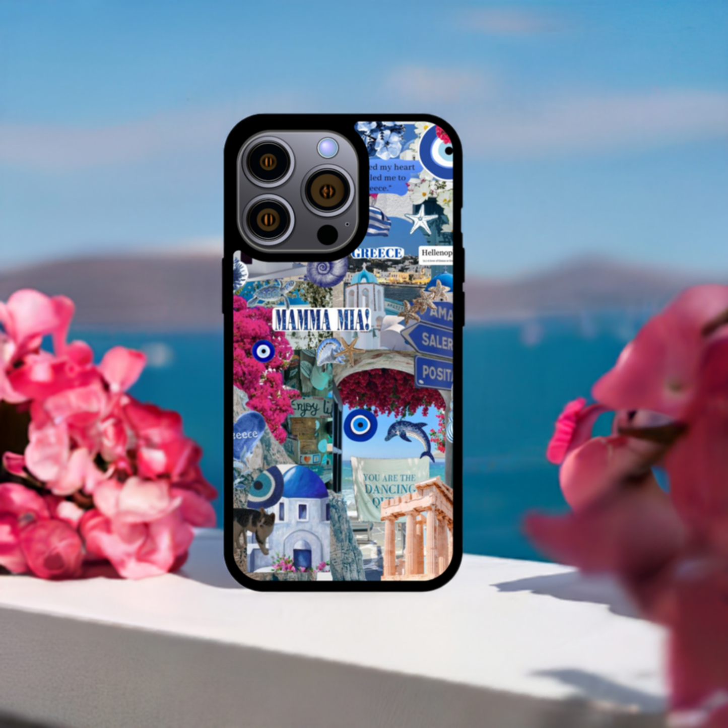 Greek Escape Collage Phone Case | Stylish Protection with a Mediterranean Touch