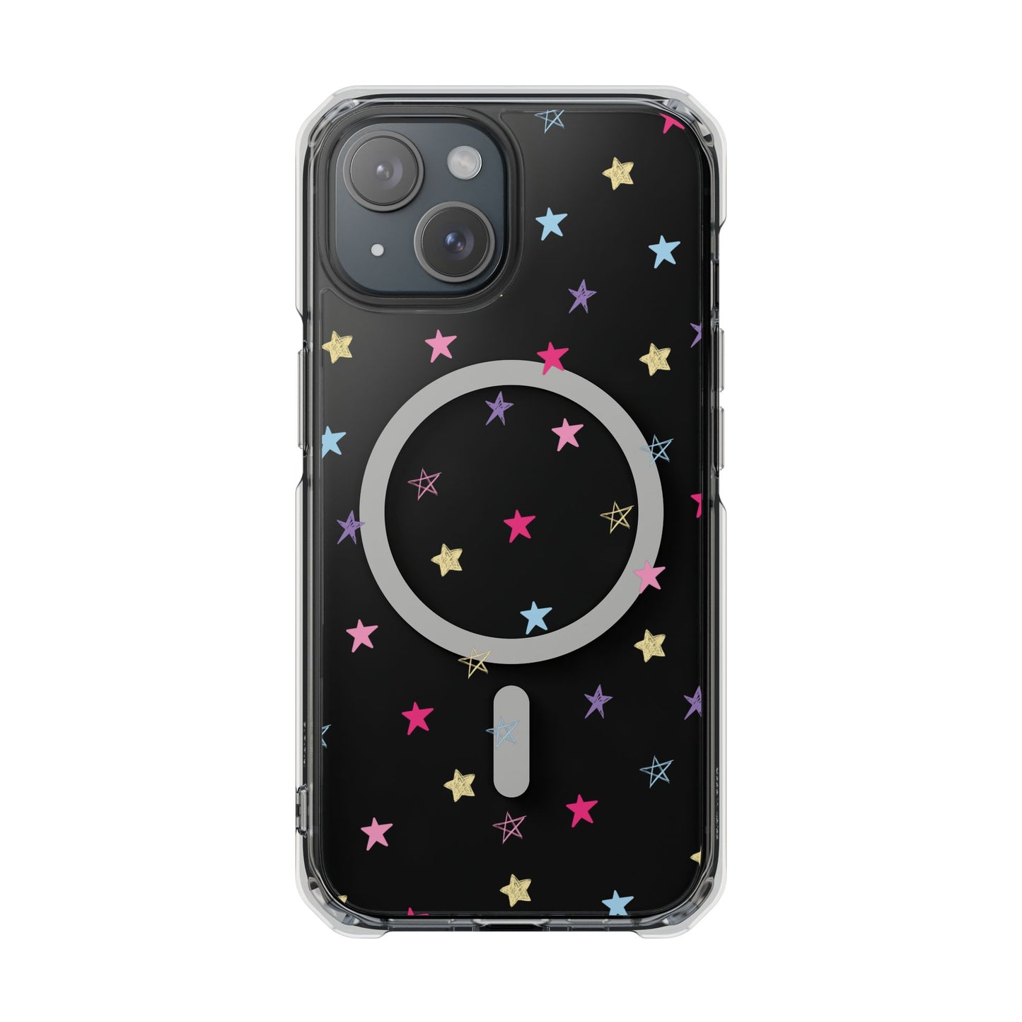 Space Magic Clear Phone Case – Slim & Durable Protection with a Stylish Design