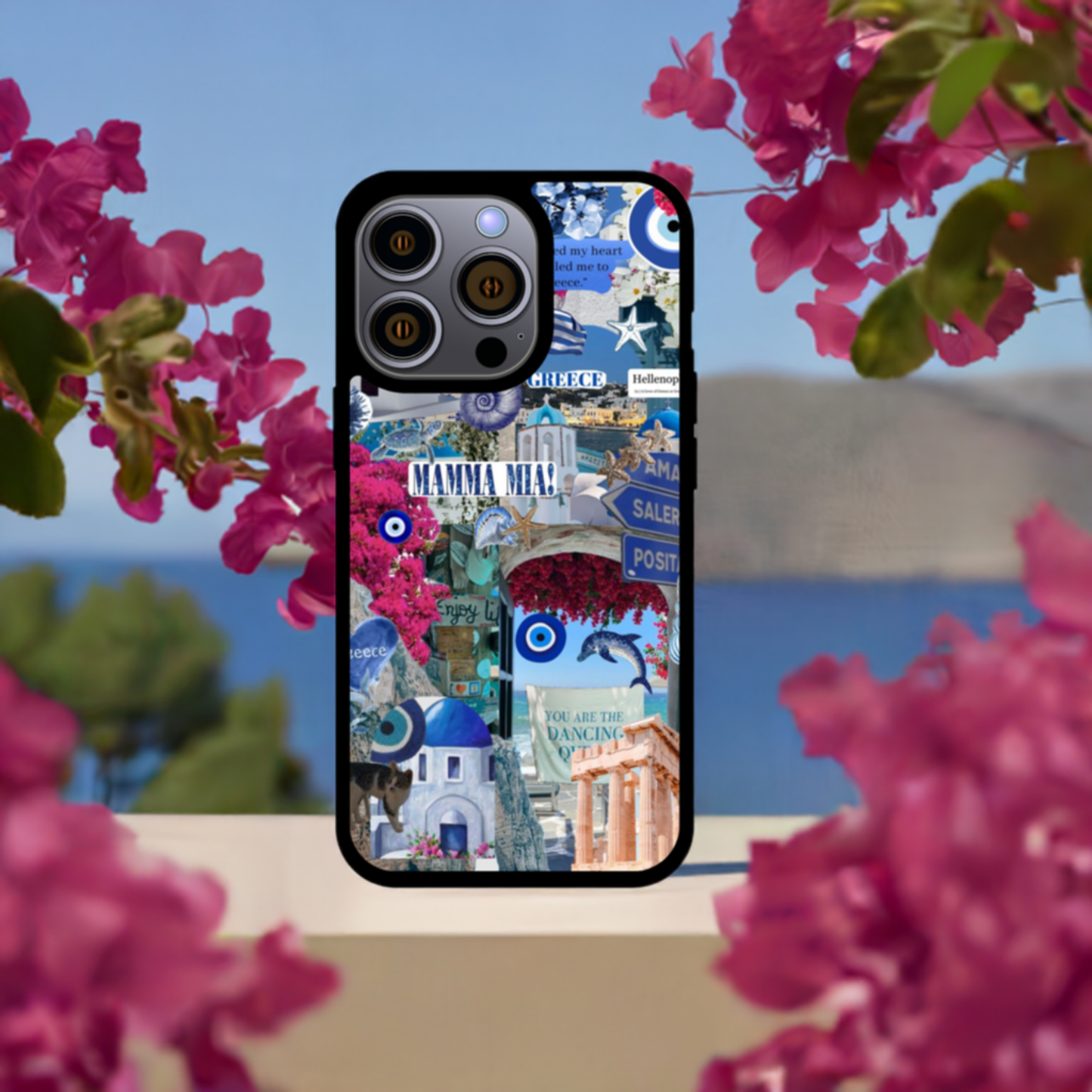 Greek Escape Collage Phone Case | Stylish Protection with a Mediterranean Touch