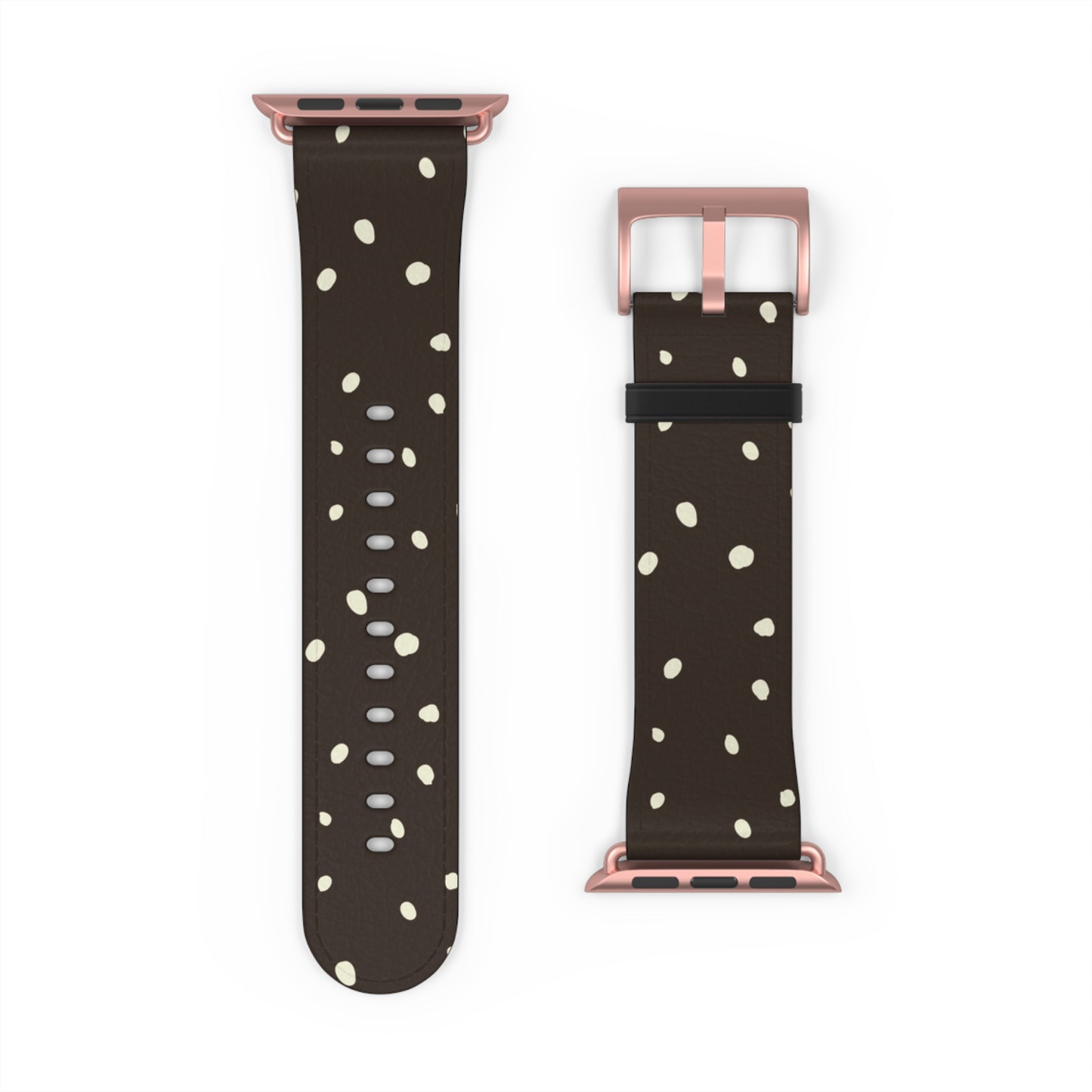Velvet Mocha Apple Watch Band: Stylish & Eco-Friendly Vegan Leather Strap