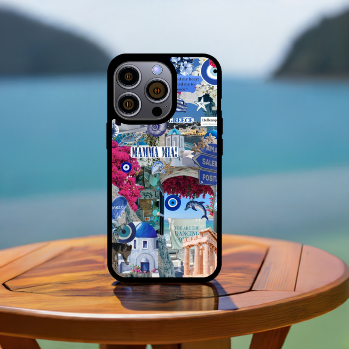 Greek Escape Collage Phone Case | Stylish Protection with a Mediterranean Touch