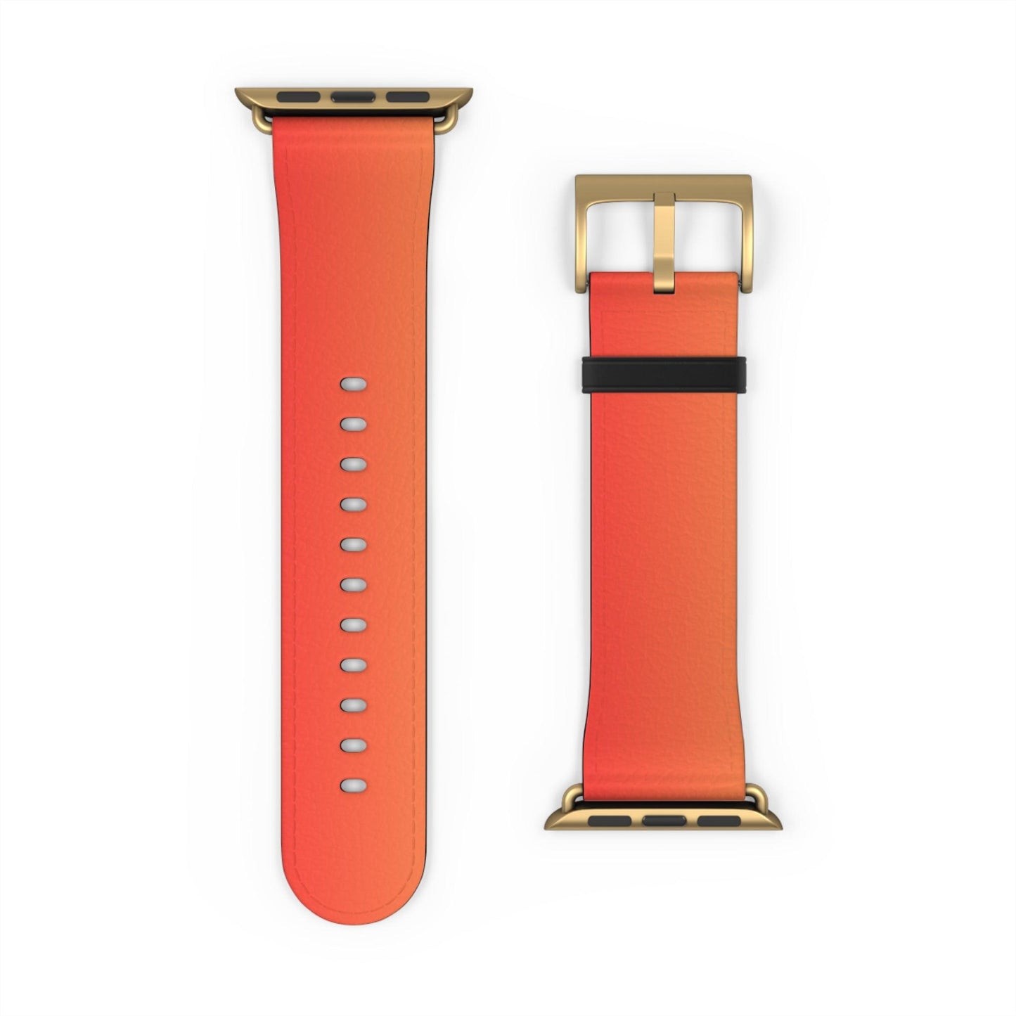 Vibrant Red Orange Apple Watch Band - JGUS
