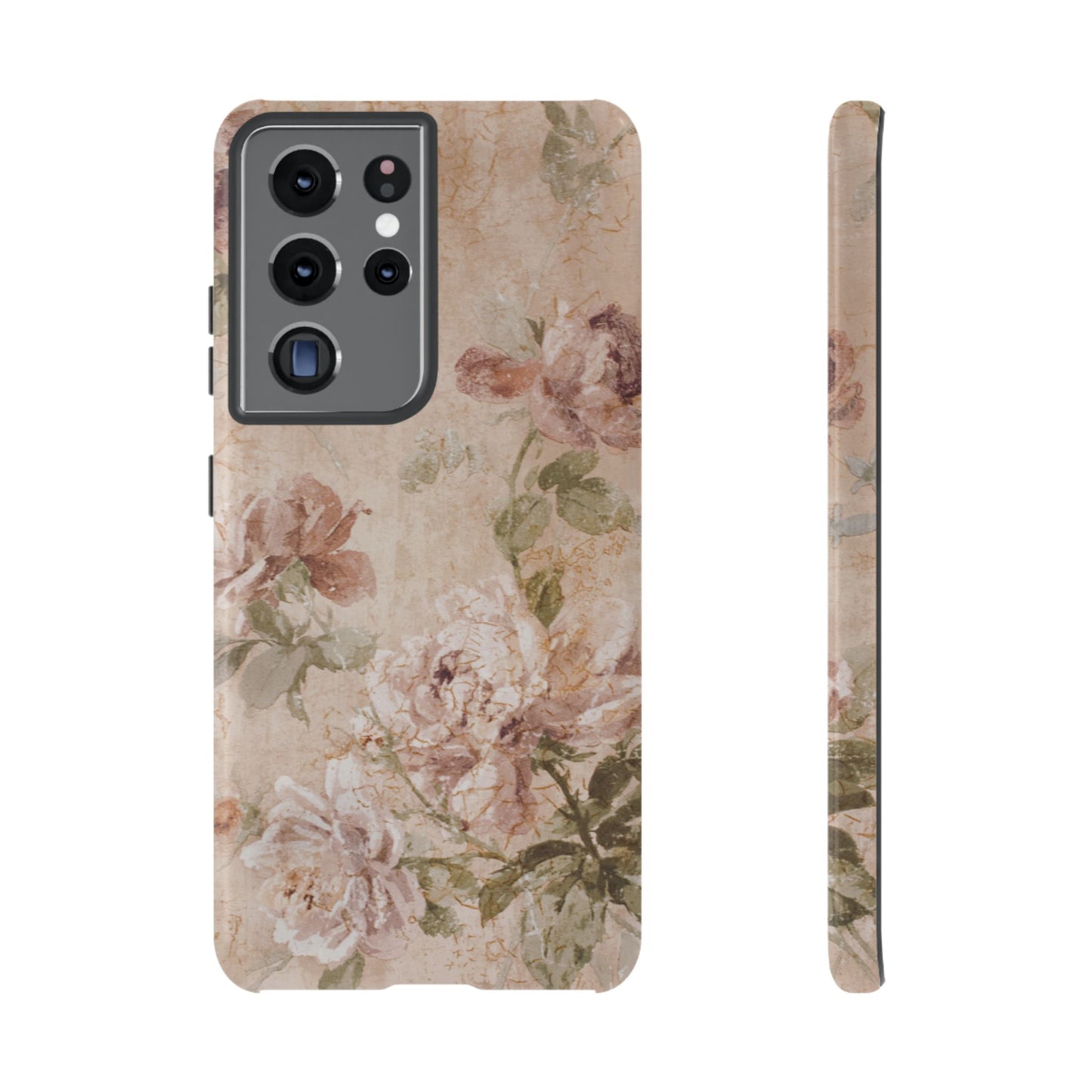 Victorian Floral Phone Case – Vintage Flower Design for iPhone & Samsung
