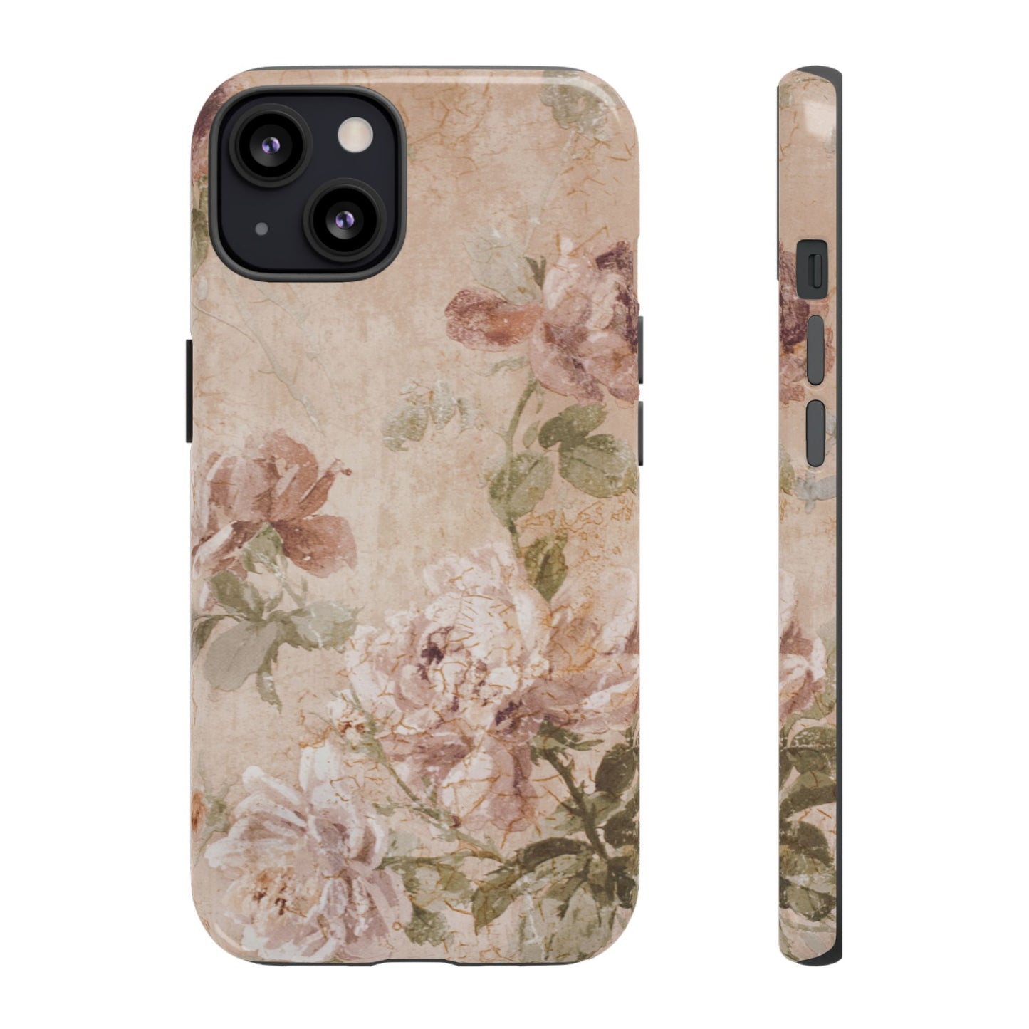 Victorian Floral Phone Case – Vintage Flower Design for iPhone & Samsung