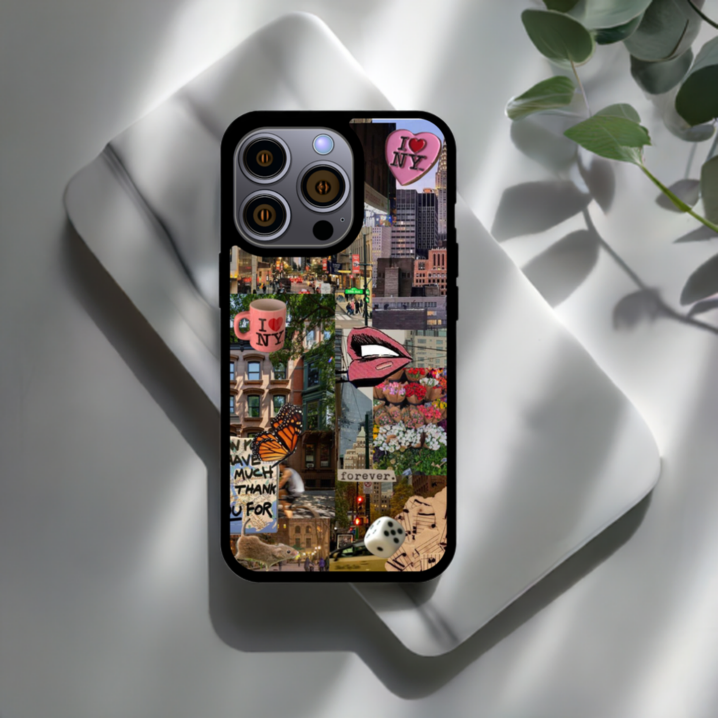 New York Vibes Collage Phone Case – Embrace the City That Never Sleeps