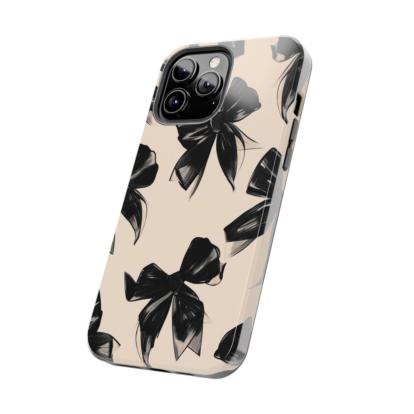 Bow Art Custom Protective Phone Case – Impact-Resistant, Dual-Layer Design