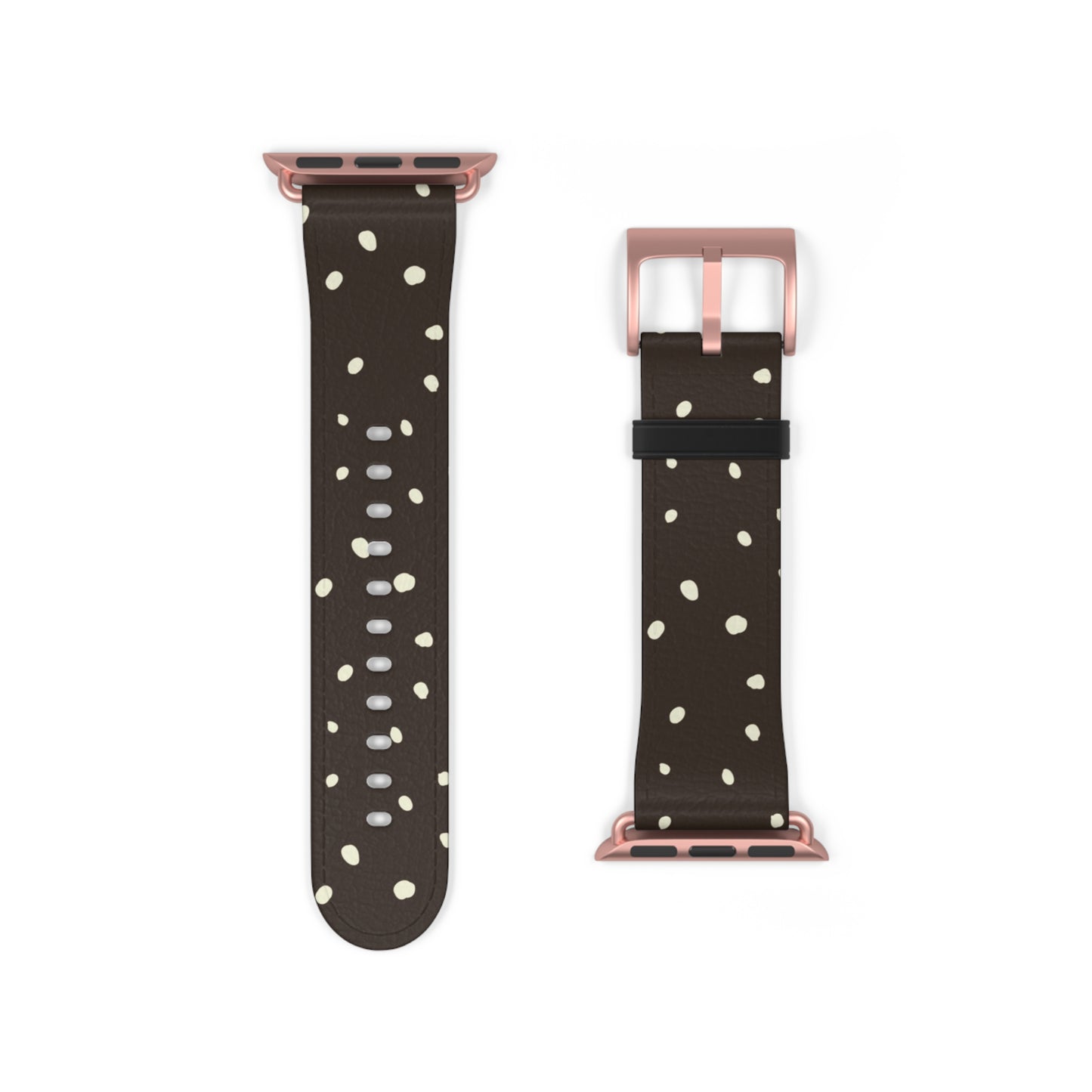 Velvet Mocha Apple Watch Band: Stylish & Eco-Friendly Vegan Leather Strap