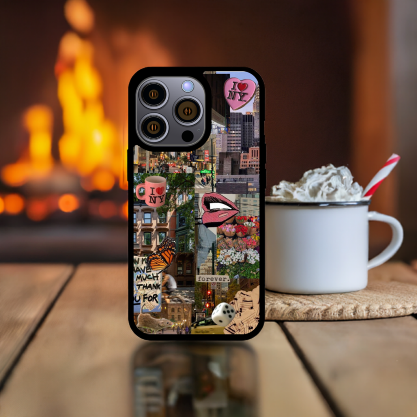 New York Vibes Collage Phone Case – Embrace the City That Never Sleeps