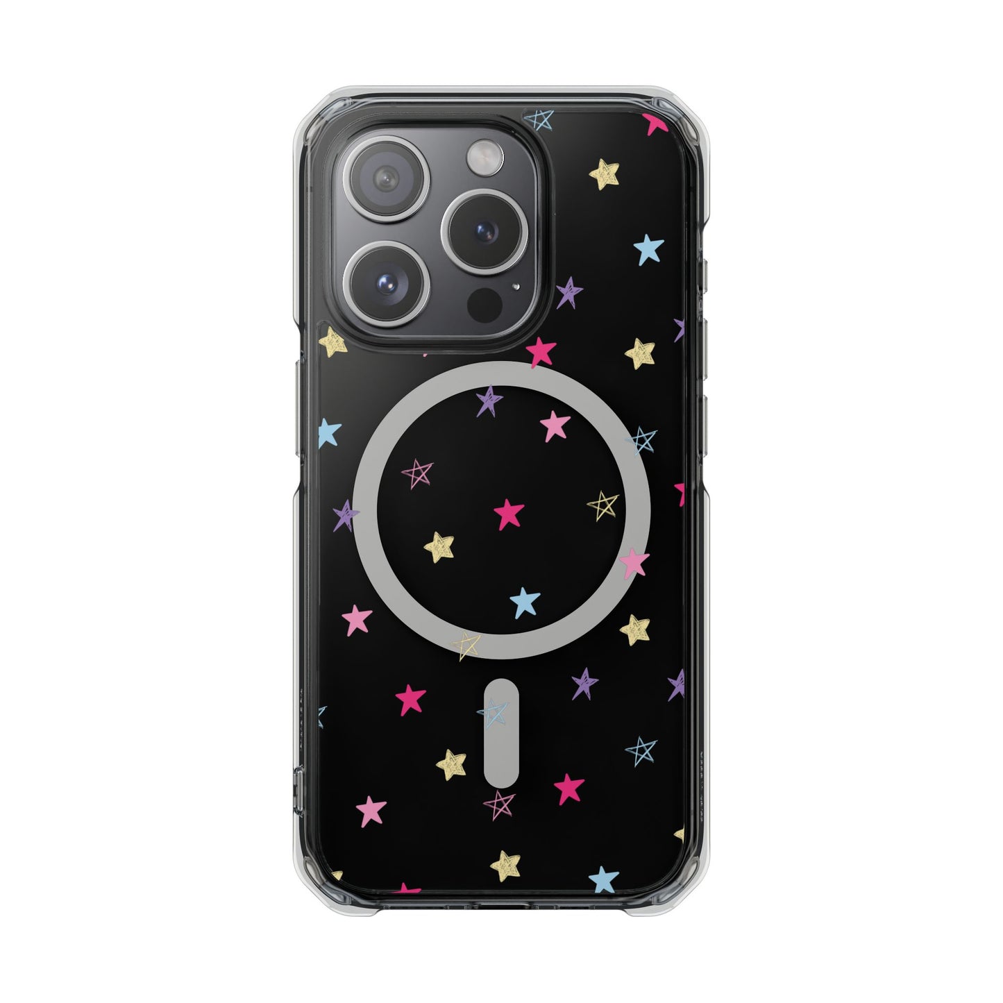 Space Magic Clear Phone Case – Slim & Durable Protection with a Stylish Design