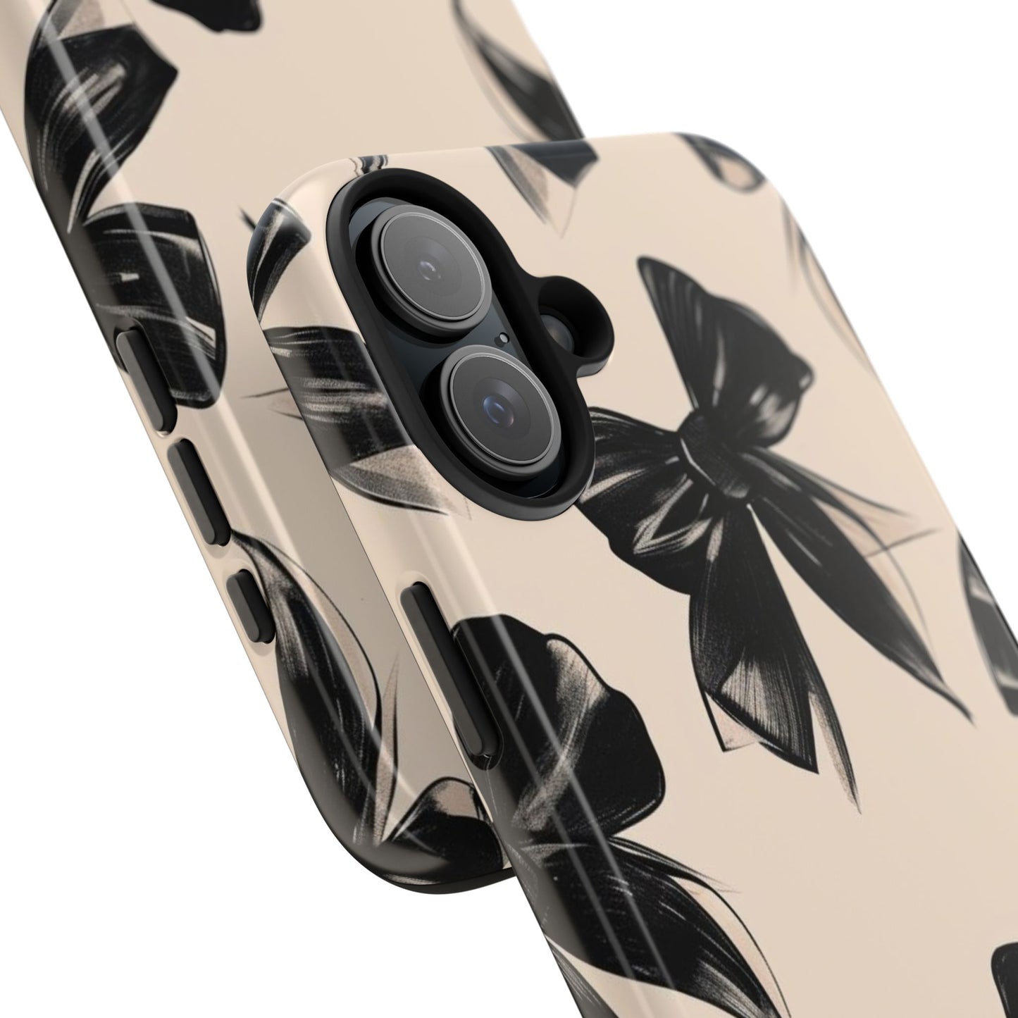 Bow Art Custom Protective Phone Case – Impact-Resistant, Dual-Layer Design