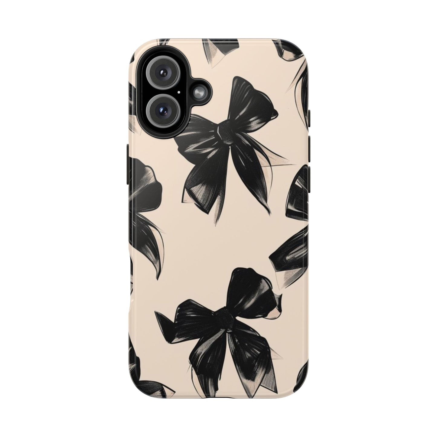 Bow Art Custom Protective Phone Case – Impact-Resistant, Dual-Layer Design
